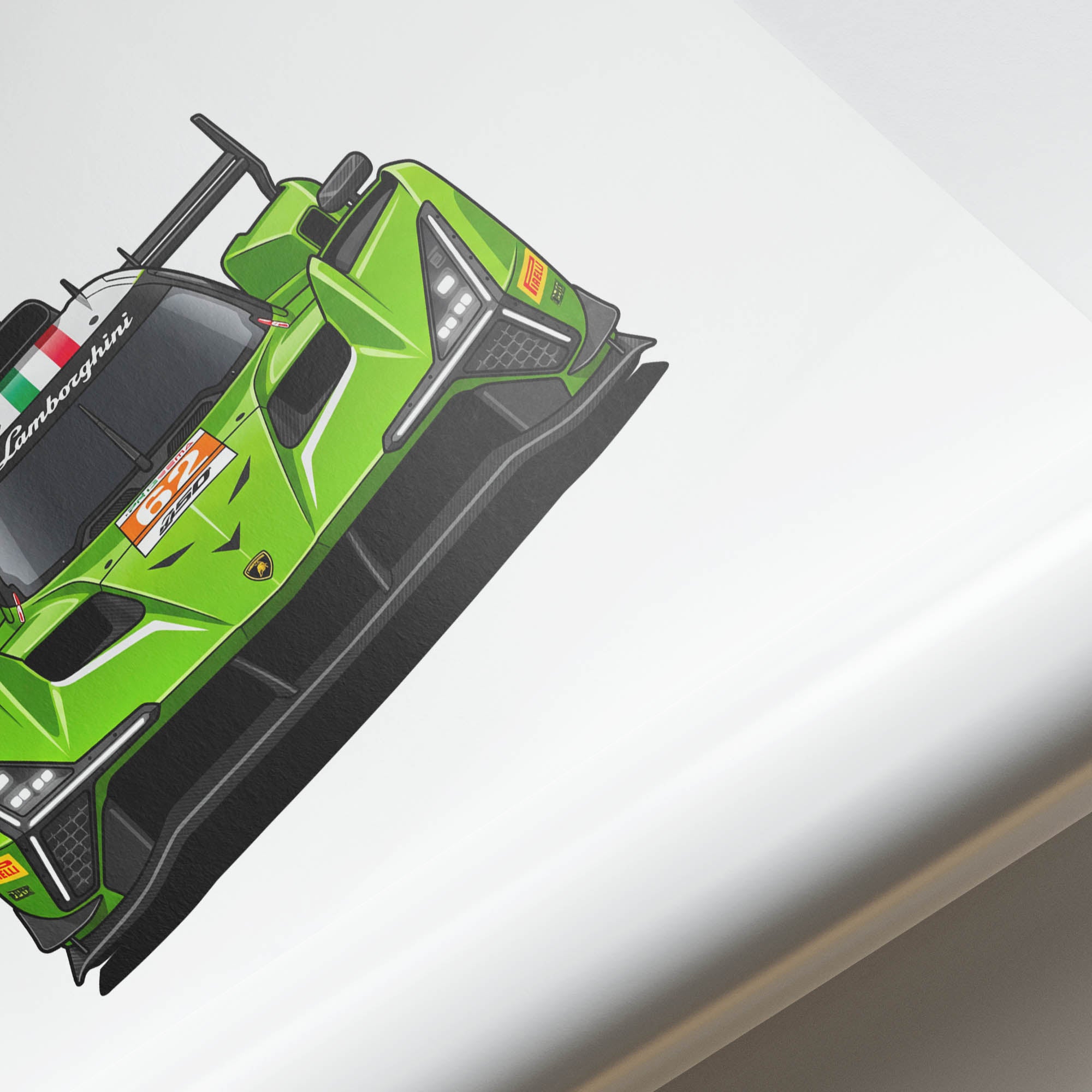 2025 Lamborghini SC63 Iron Lynx Hypercar – Car Print