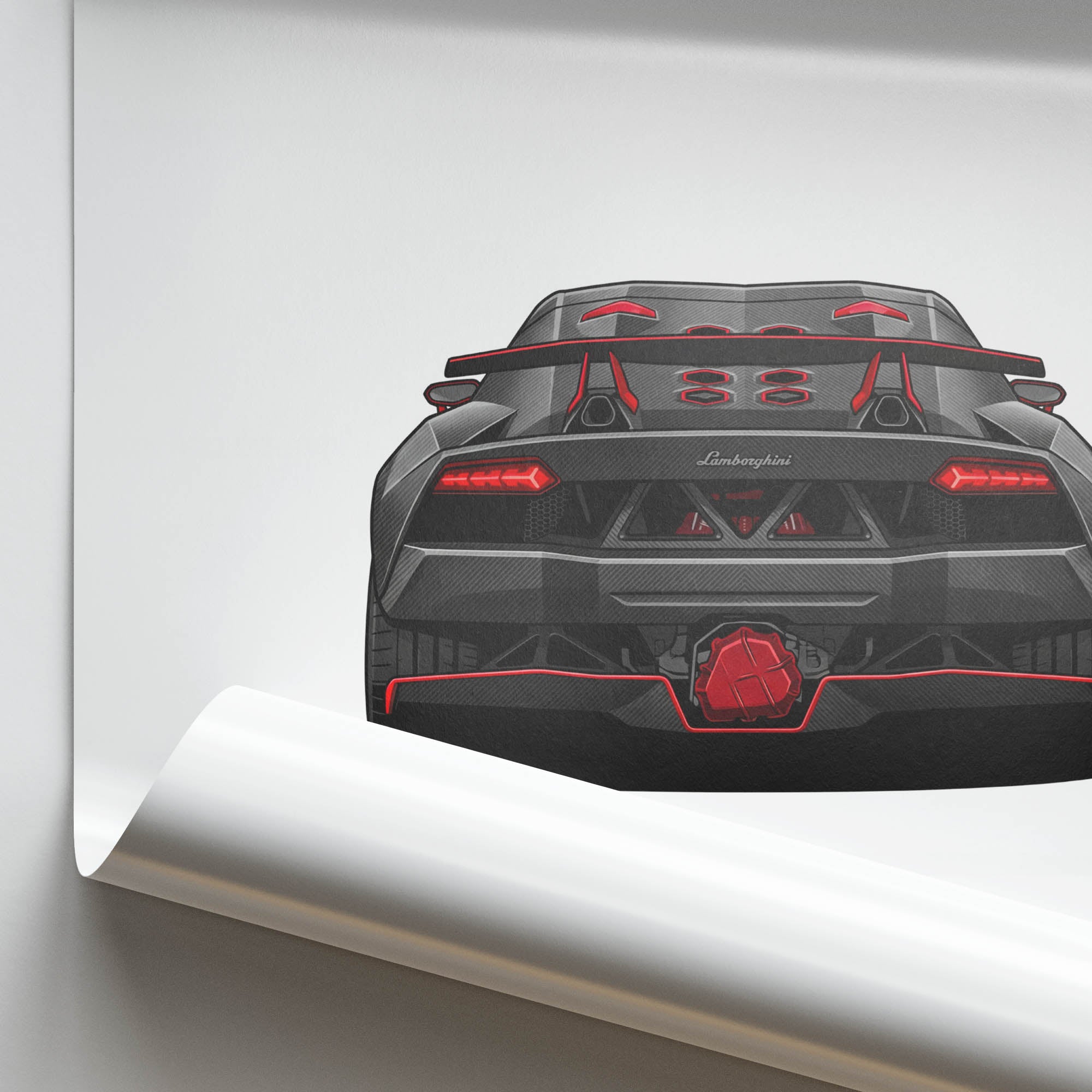 2011 Lamborghini Sesto Elemento Exposed – Car Print