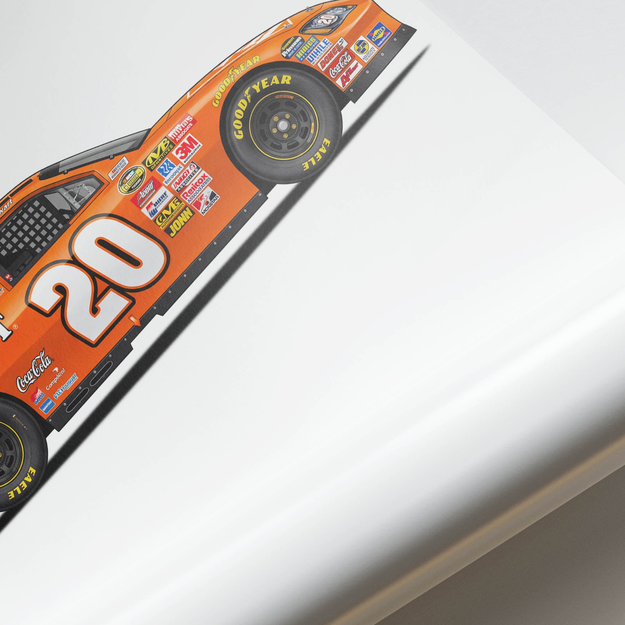 2005 De L Entrepreneur Dodge Charger Tony – Car Print