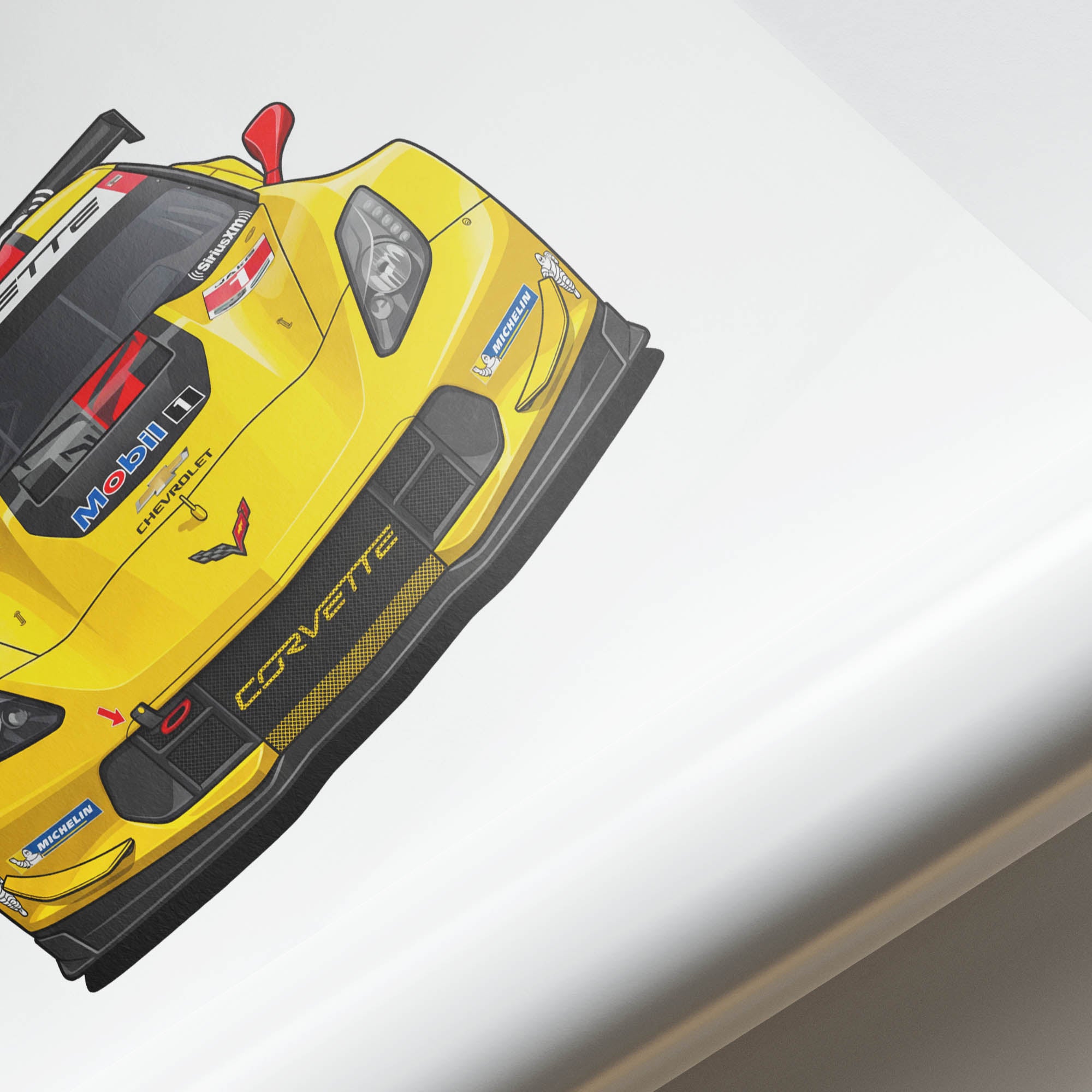 2015 Chevrolet Corvette C7 R Velocity – Car Print