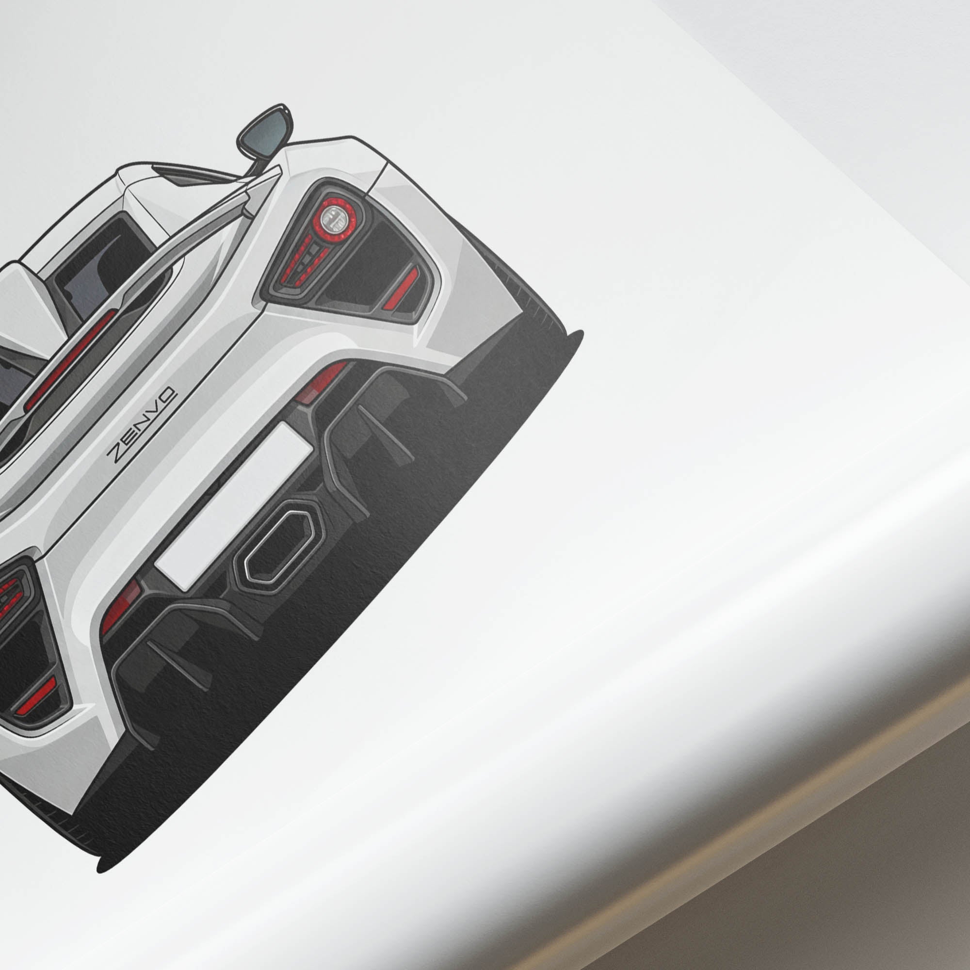2009 Zenvo ST1 – Car Print (Back)