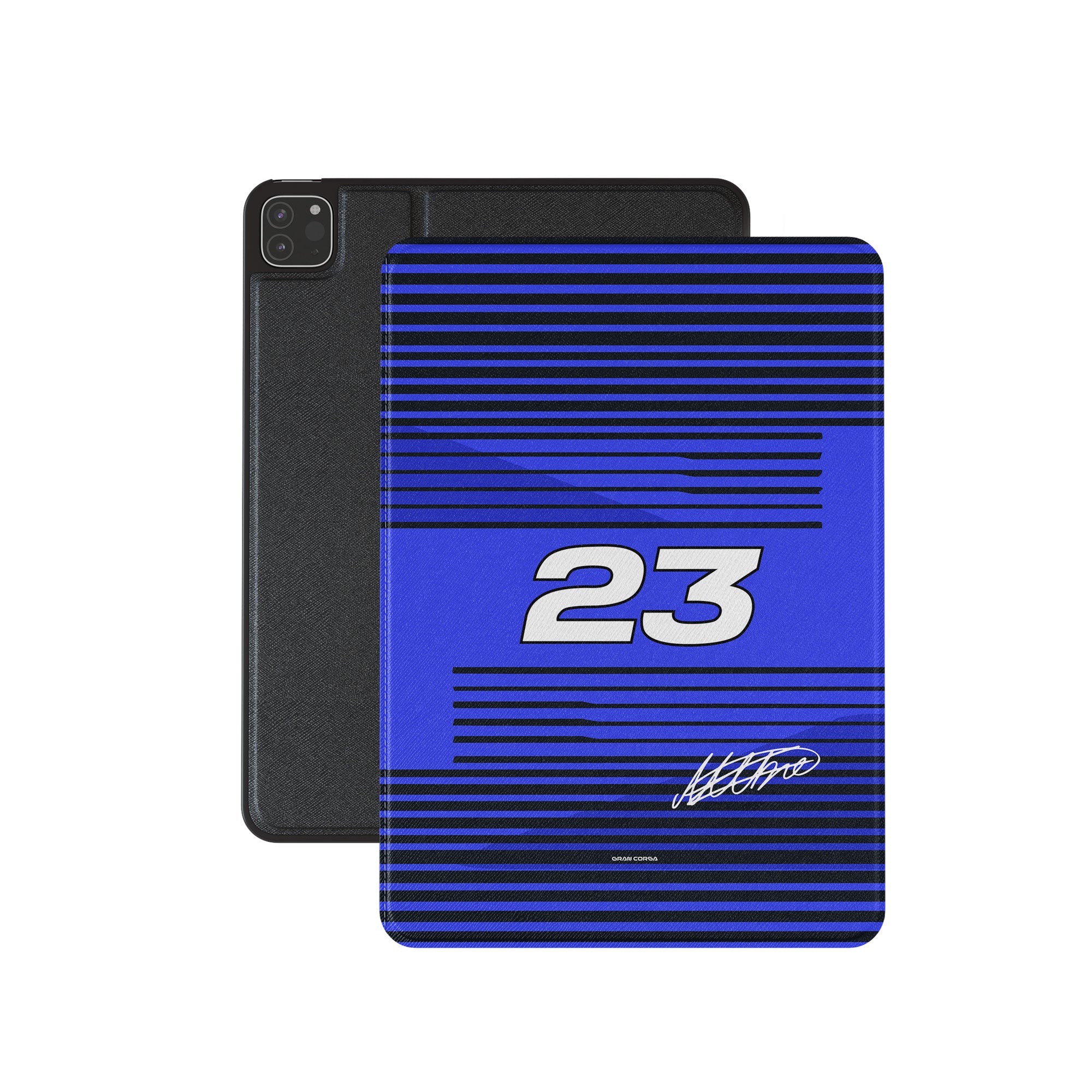 iPad Case Signed Alexander Albon F1 Williams 2025 - Scratch Resistant Tablet Cover