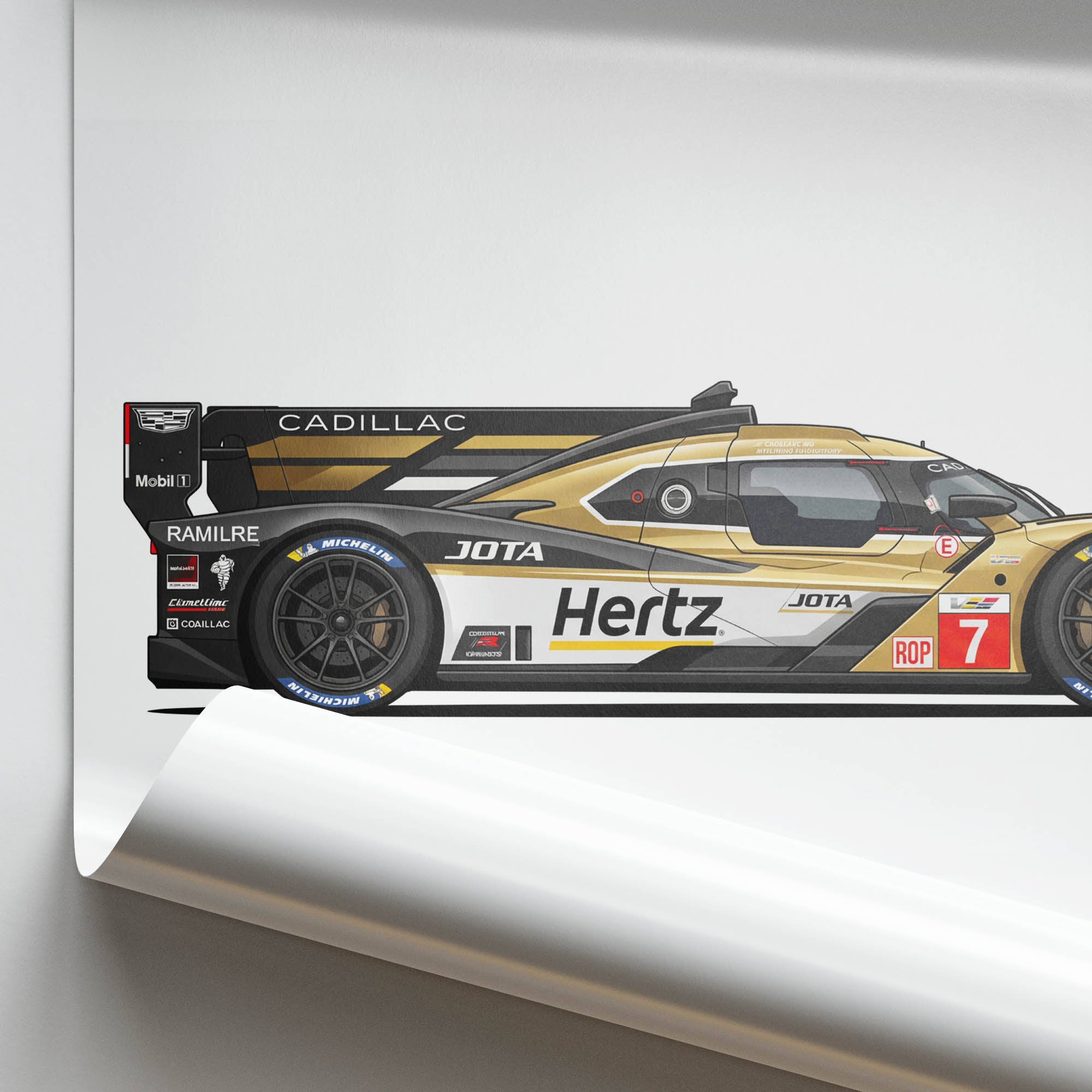 2025 Cadillac V Series R Hertz Team Jota – Car Print