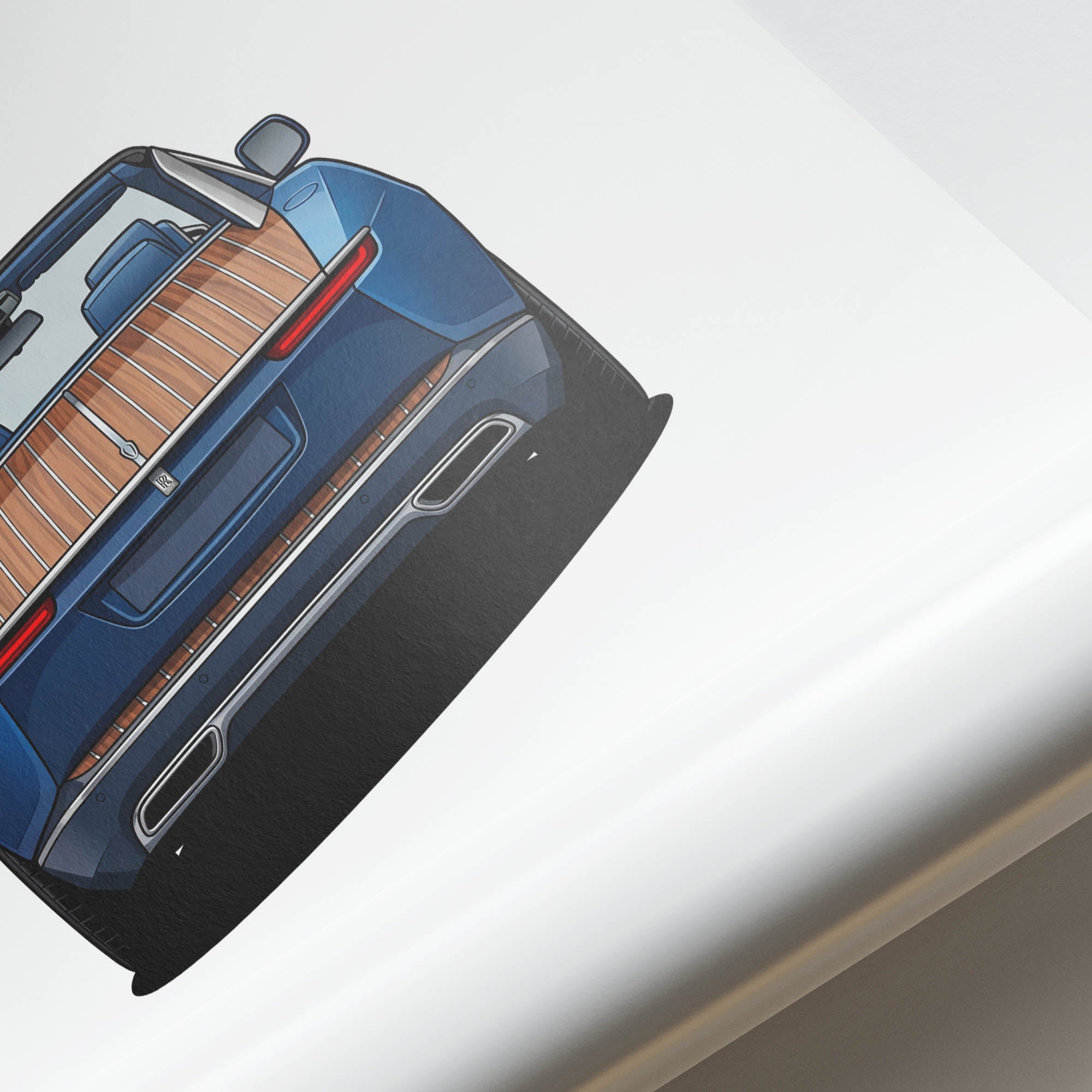 2021 Rolls Royce Boat Tail – Car Print (Back)