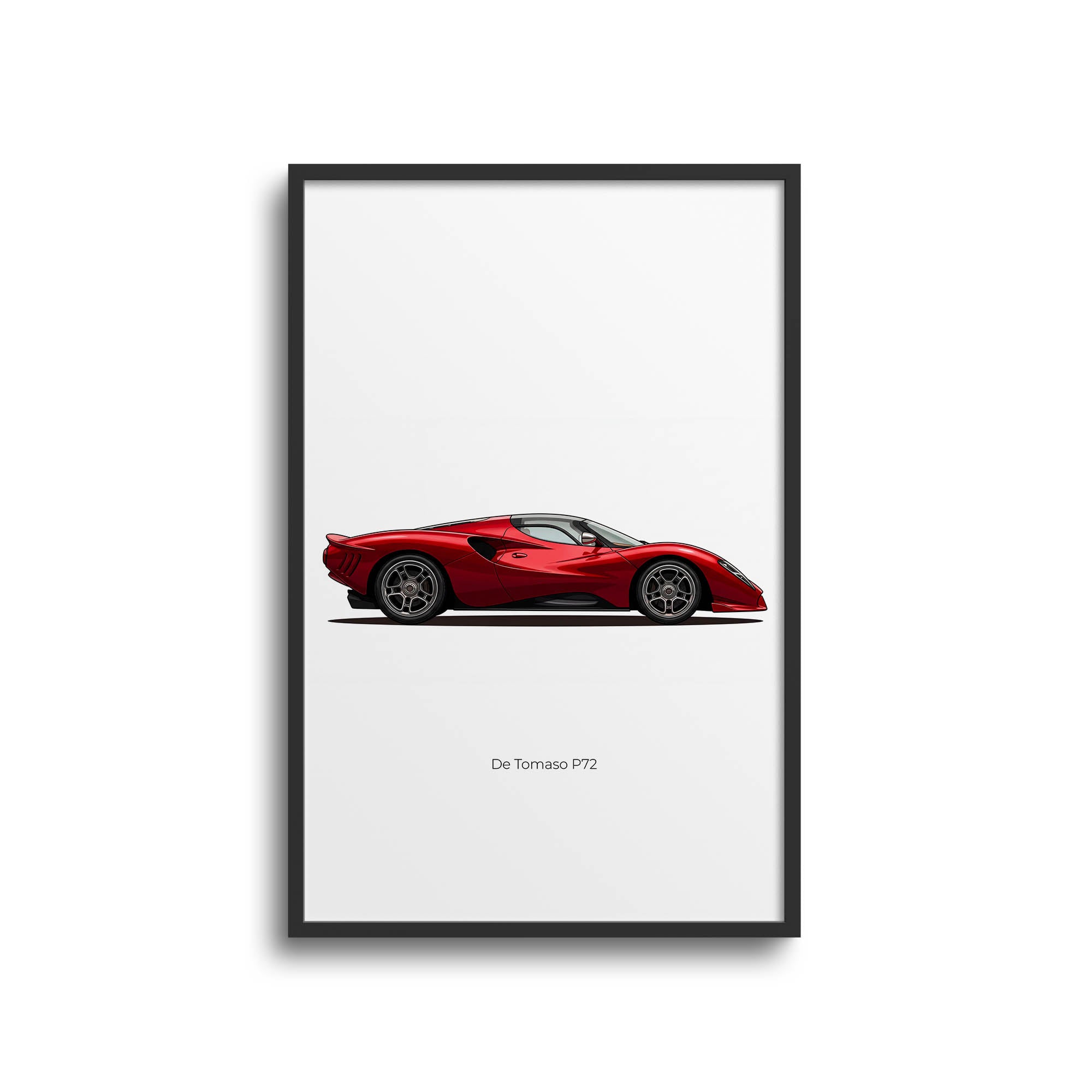 2023 De Tomaso P72 – Car Print (Side)