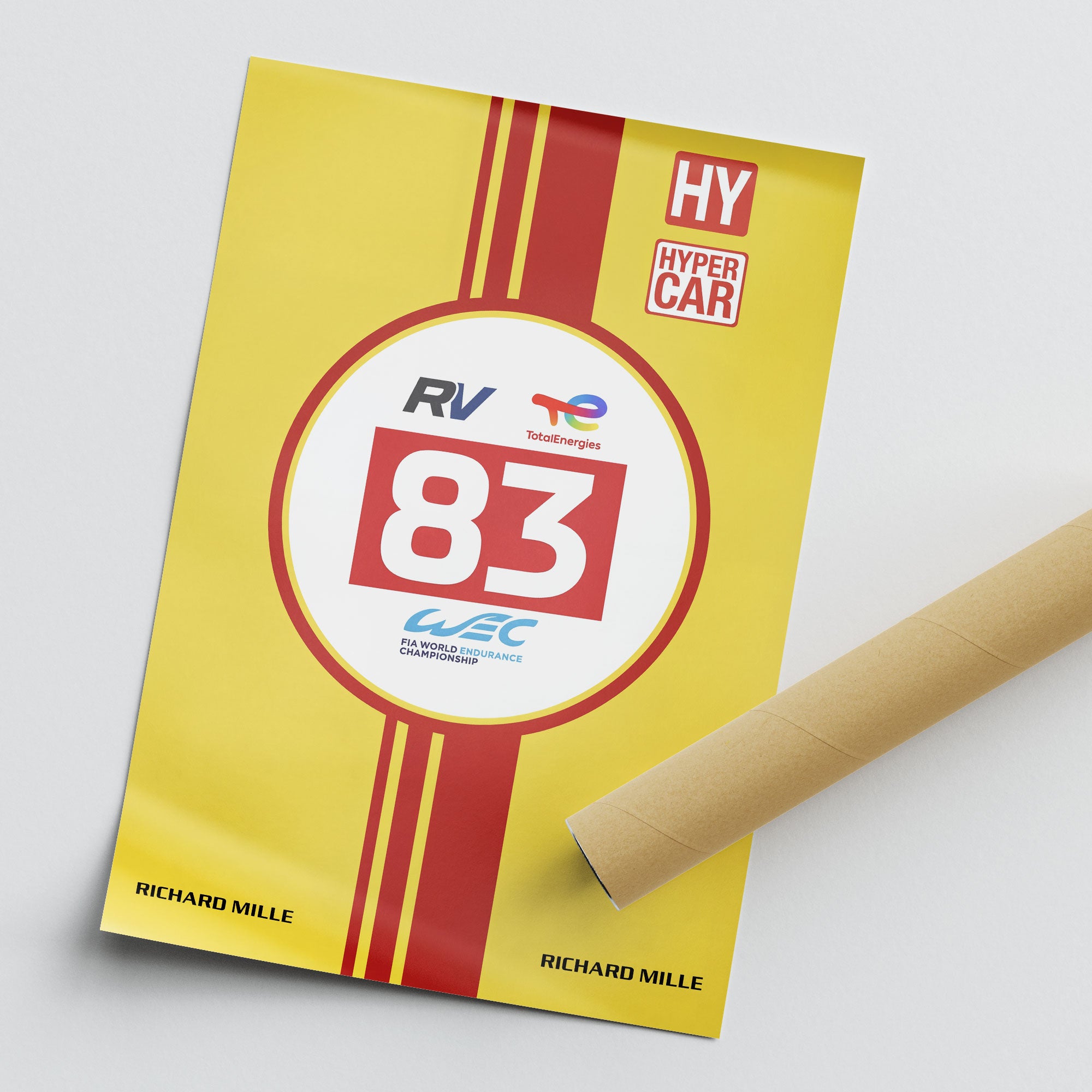 AF Corse 499P Poster - Limited Edition Ferrari Racing Car Print 2024