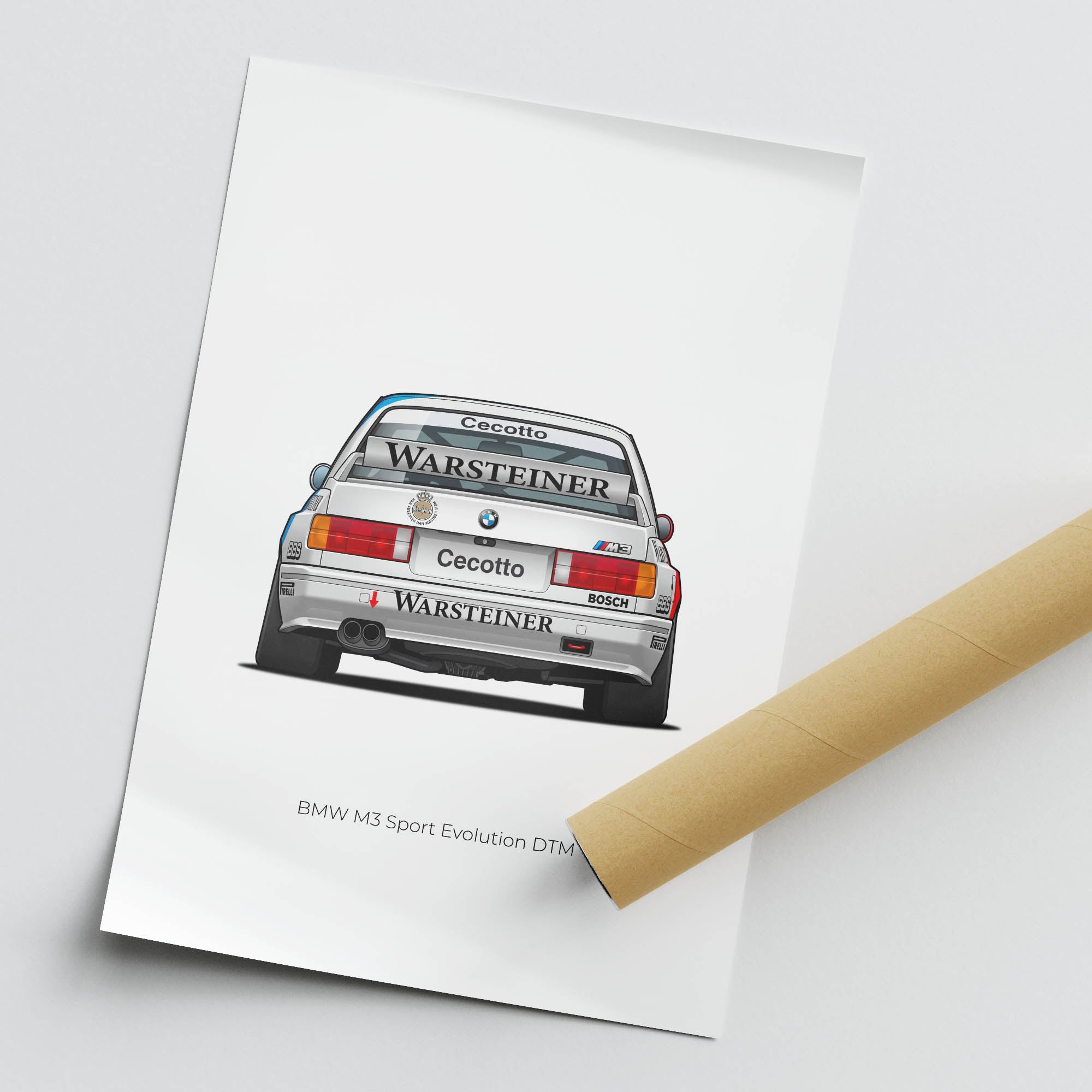 1990 BMW M3 Sport Evolution DTM Johnny – Car Print