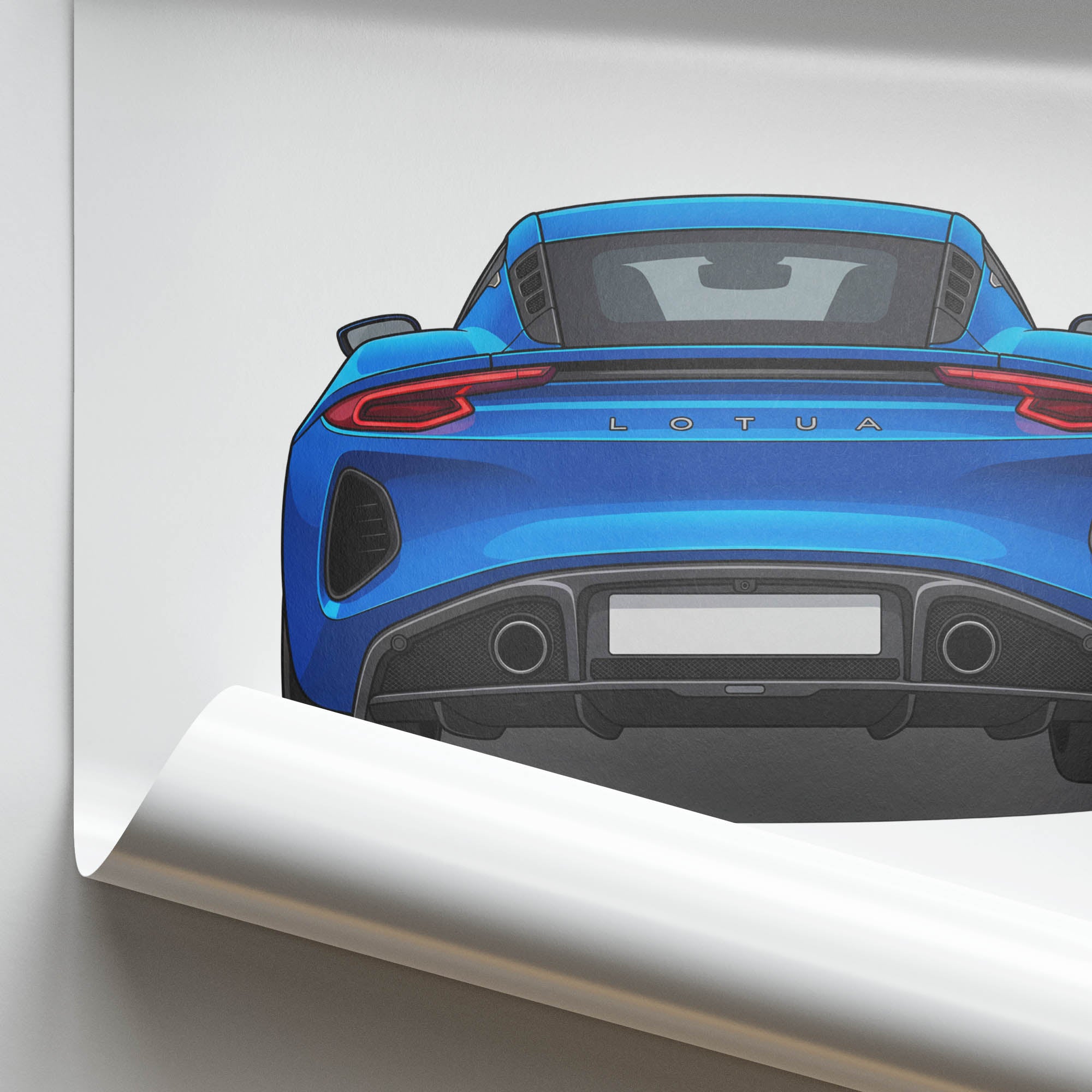 2022 Lotus Emira Seneca – Car Print (Rear)