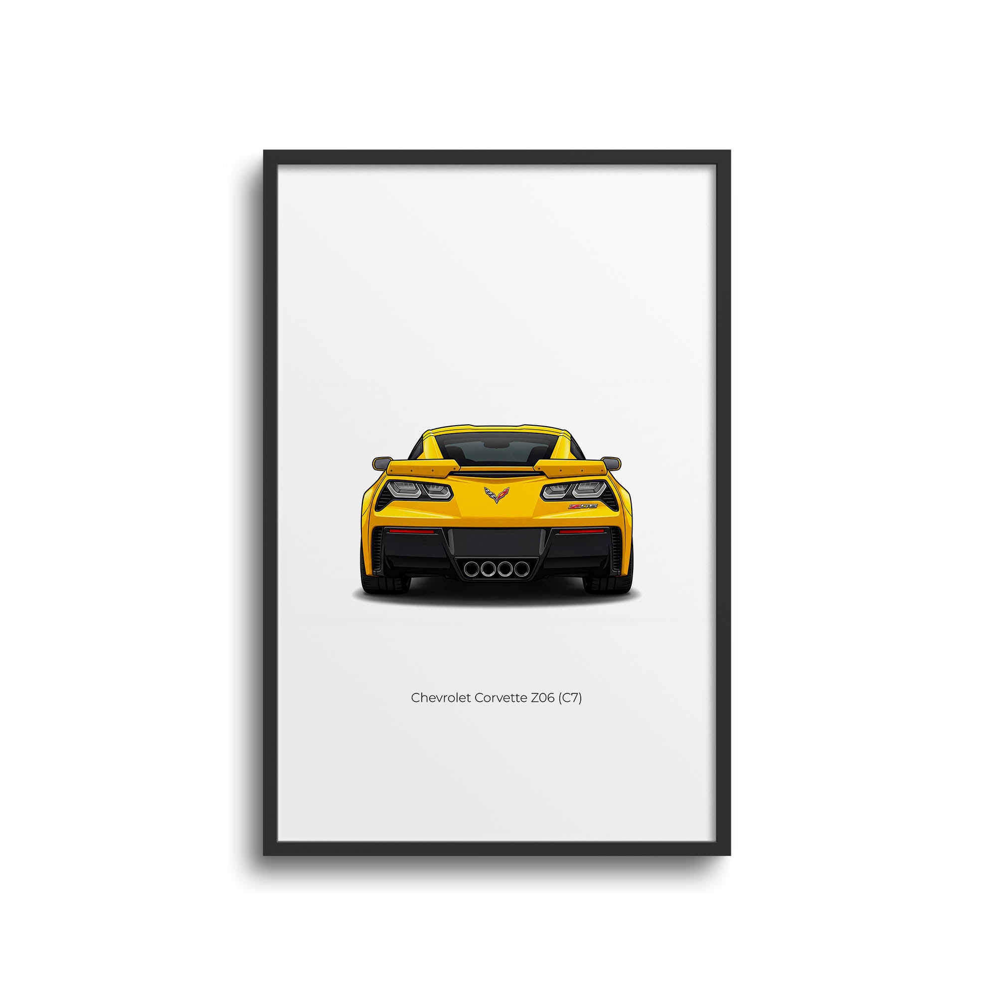 2015 Chevrolet Corvette Z06 C7 Corvette – Car Print