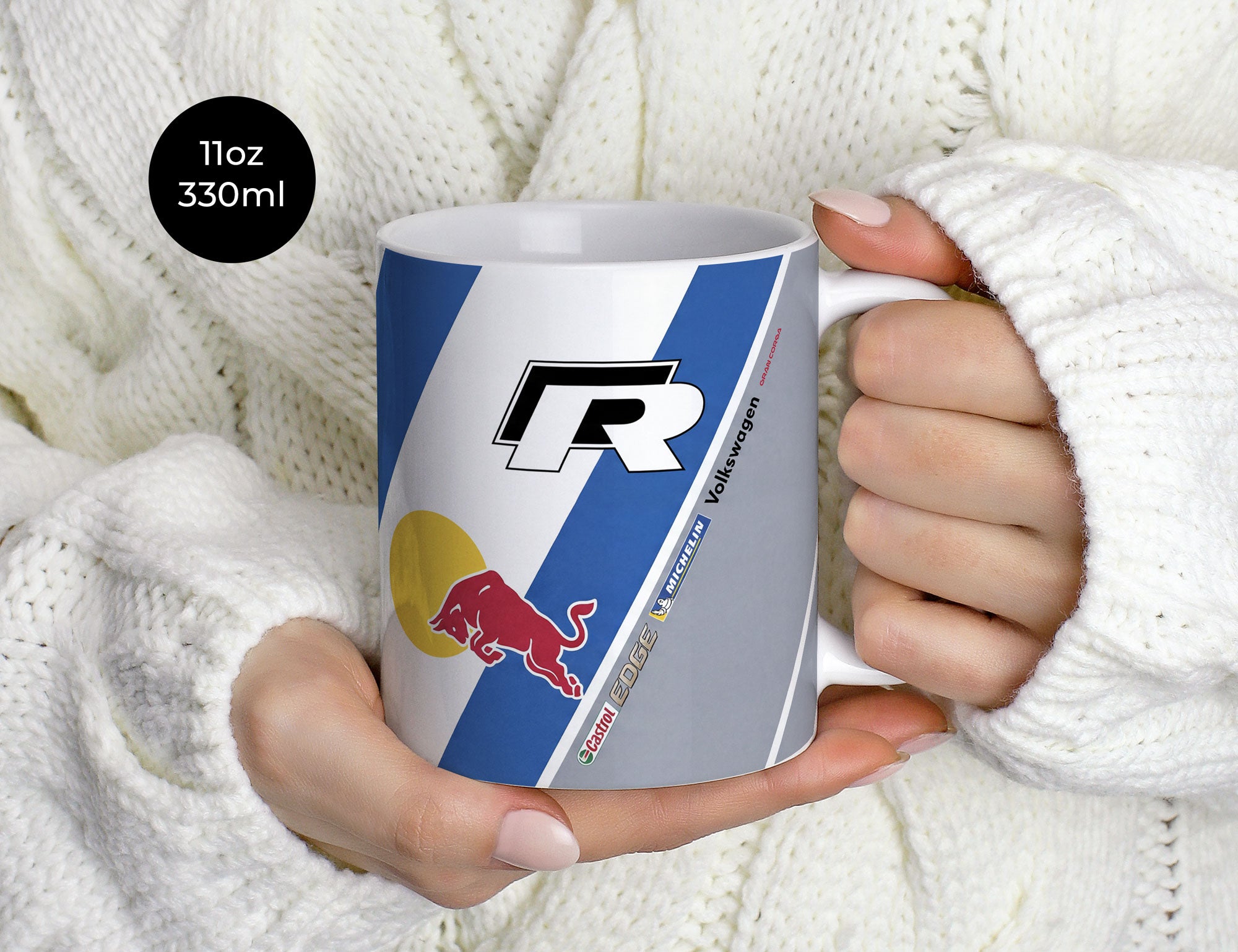 Volkswagen Polo R WRC Mug - 2013 Rally Champion Ceramic Racing Cup