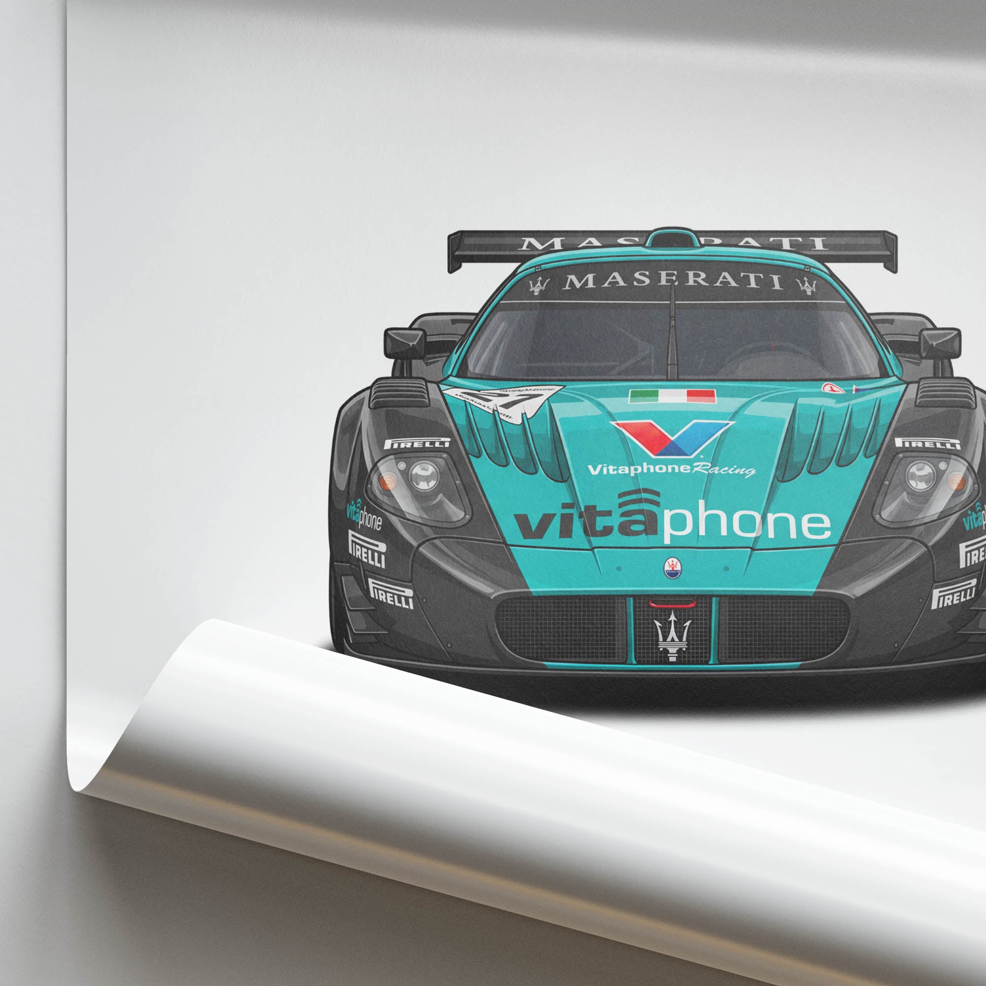 2005 Maserati MC12 GT1 Vitaphone – Car Print