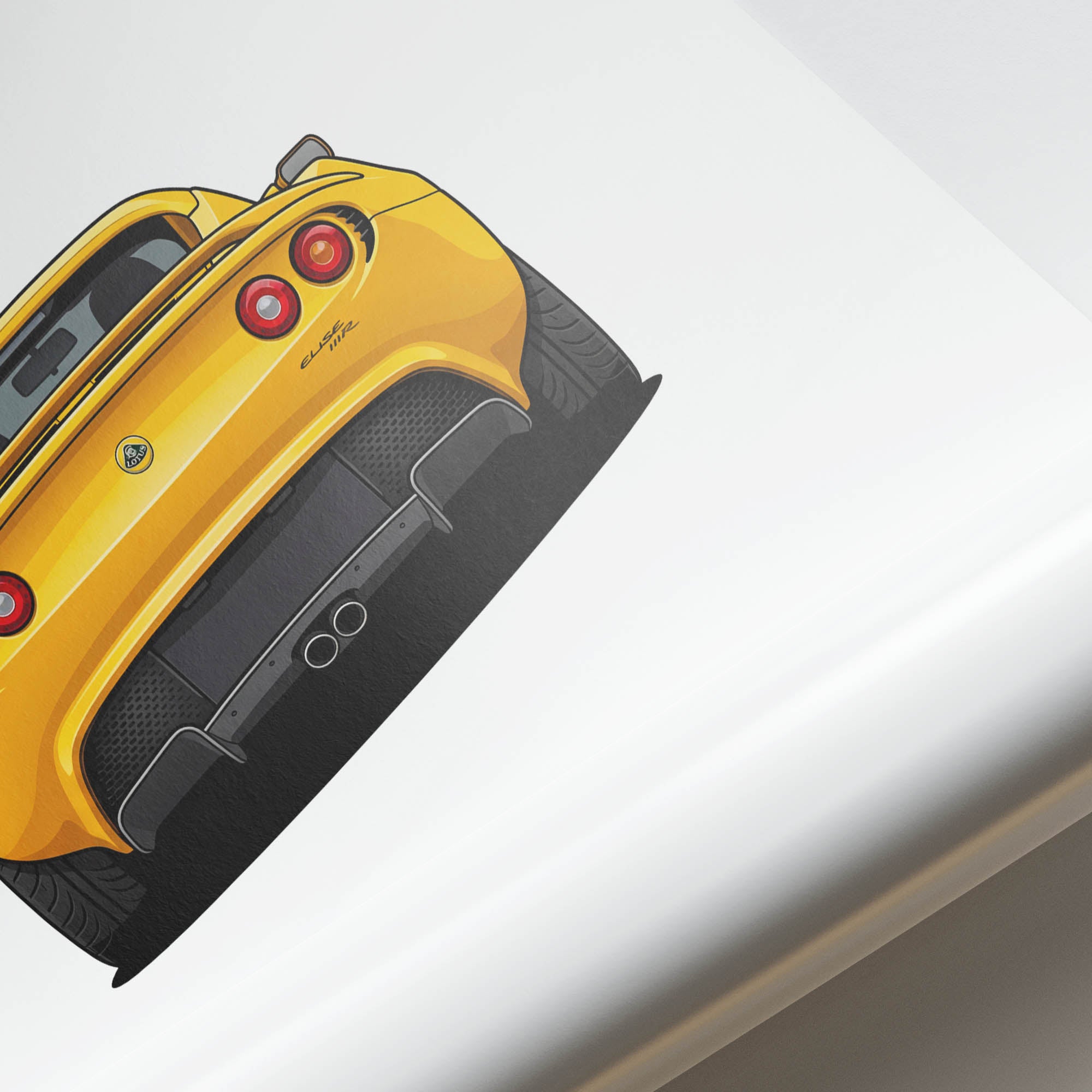 2005 Lotus Elise 111R Saffron – Car Print
