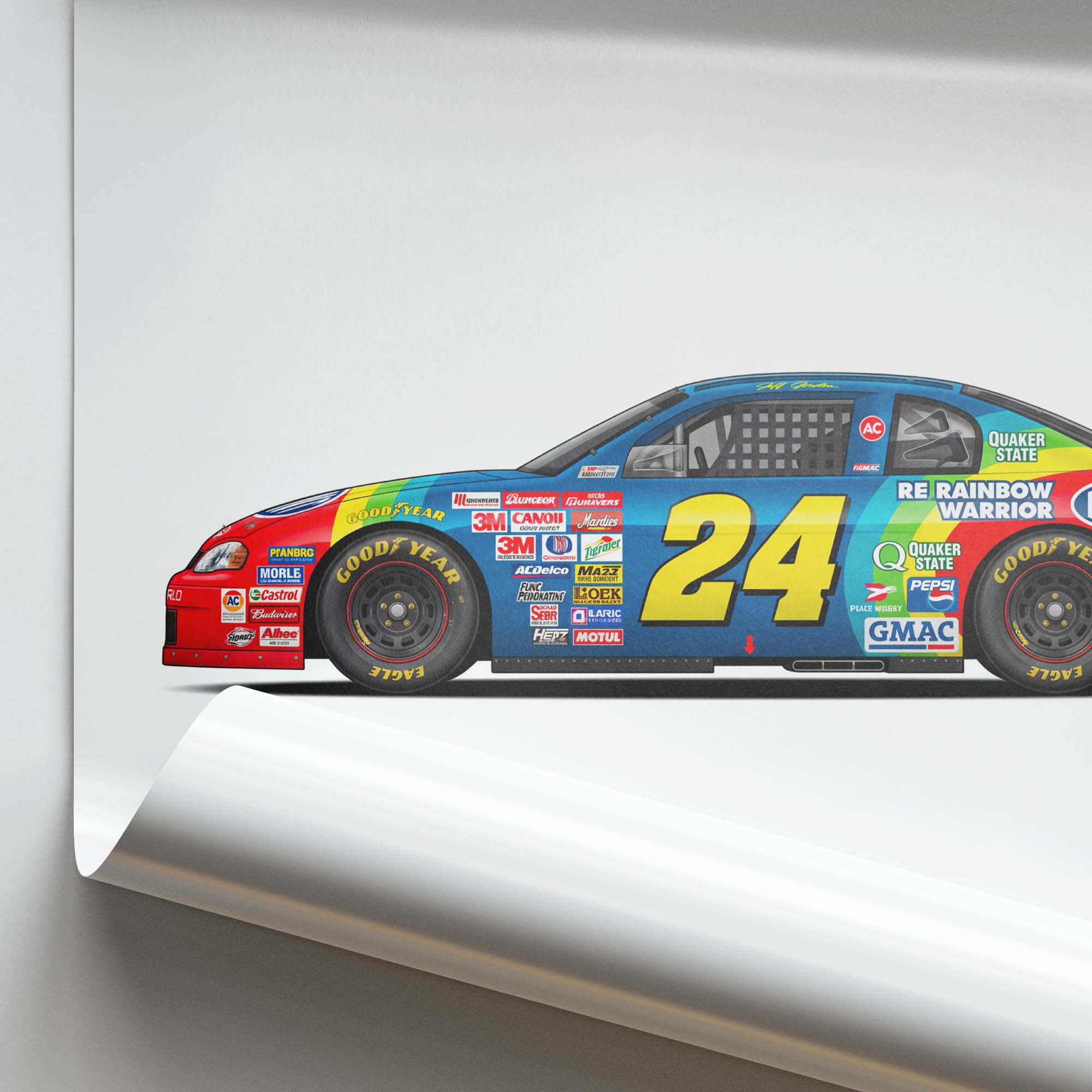 1997 Chevrolet Monte Carlo Jeff Gordon – Car Print