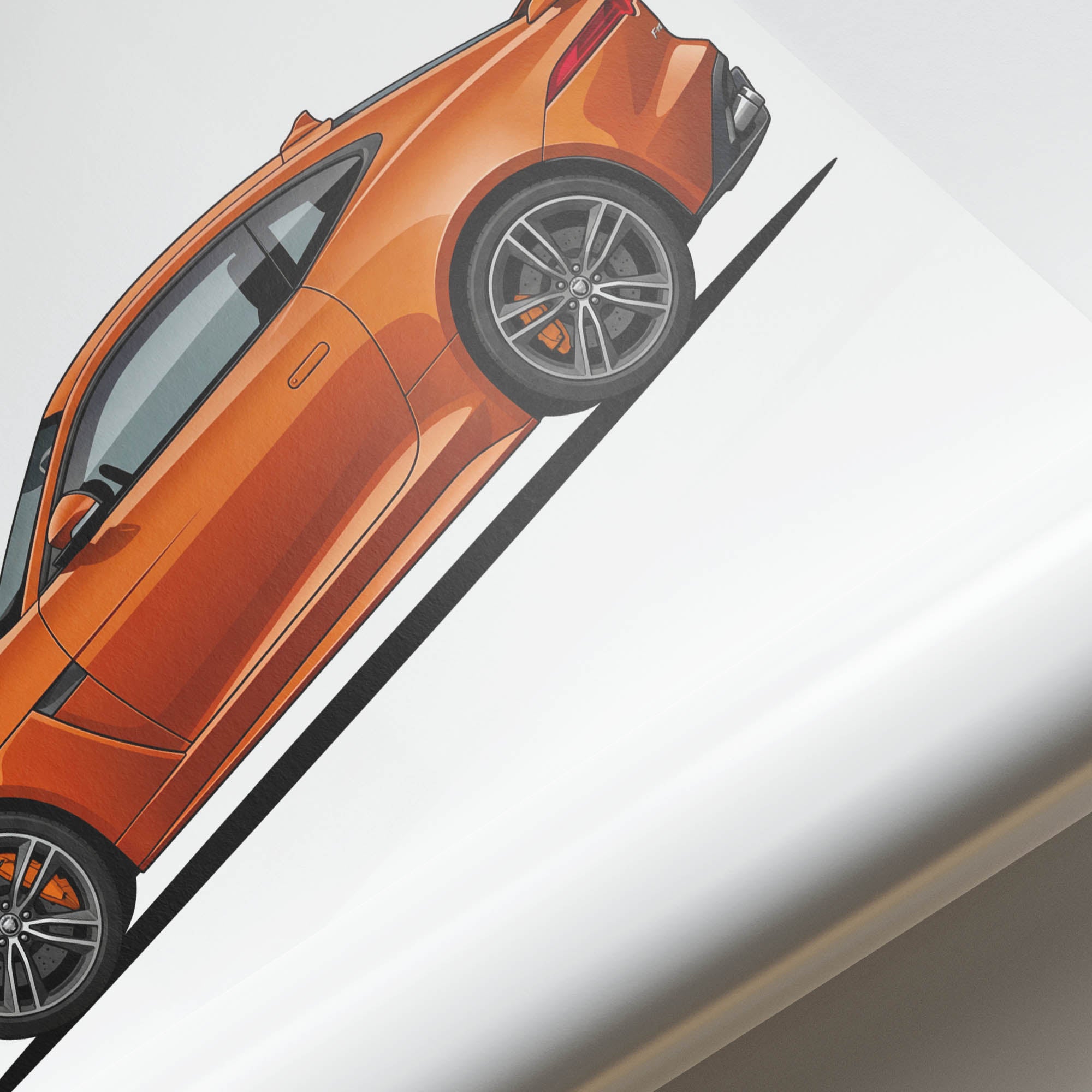 2013 Jaguar F Type V8 S Firesand – Car Print