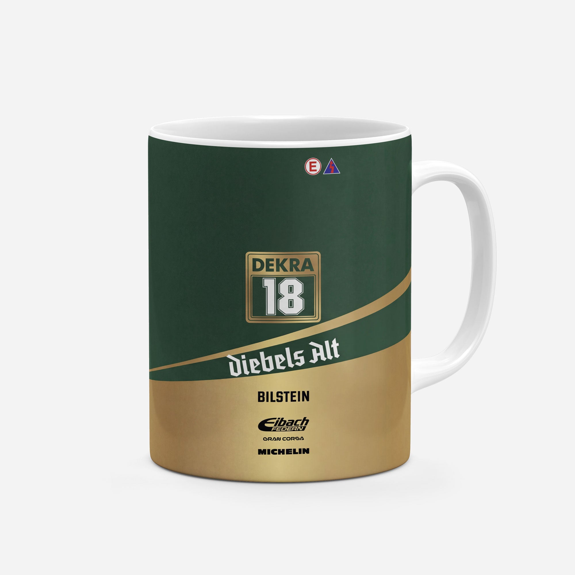 190E Evo II Mug - Ceramic Racing Cup | 1992 DTM Collectible by Gran Corsa