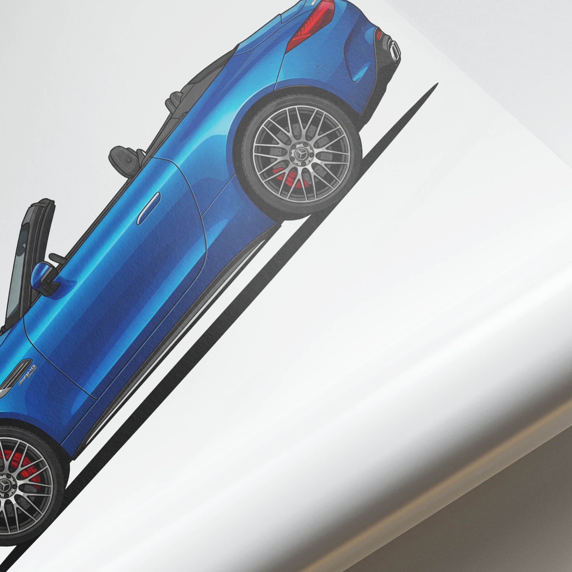2022 Mercedes AMG SL 63 R232 Hyper – Car Print (Side)