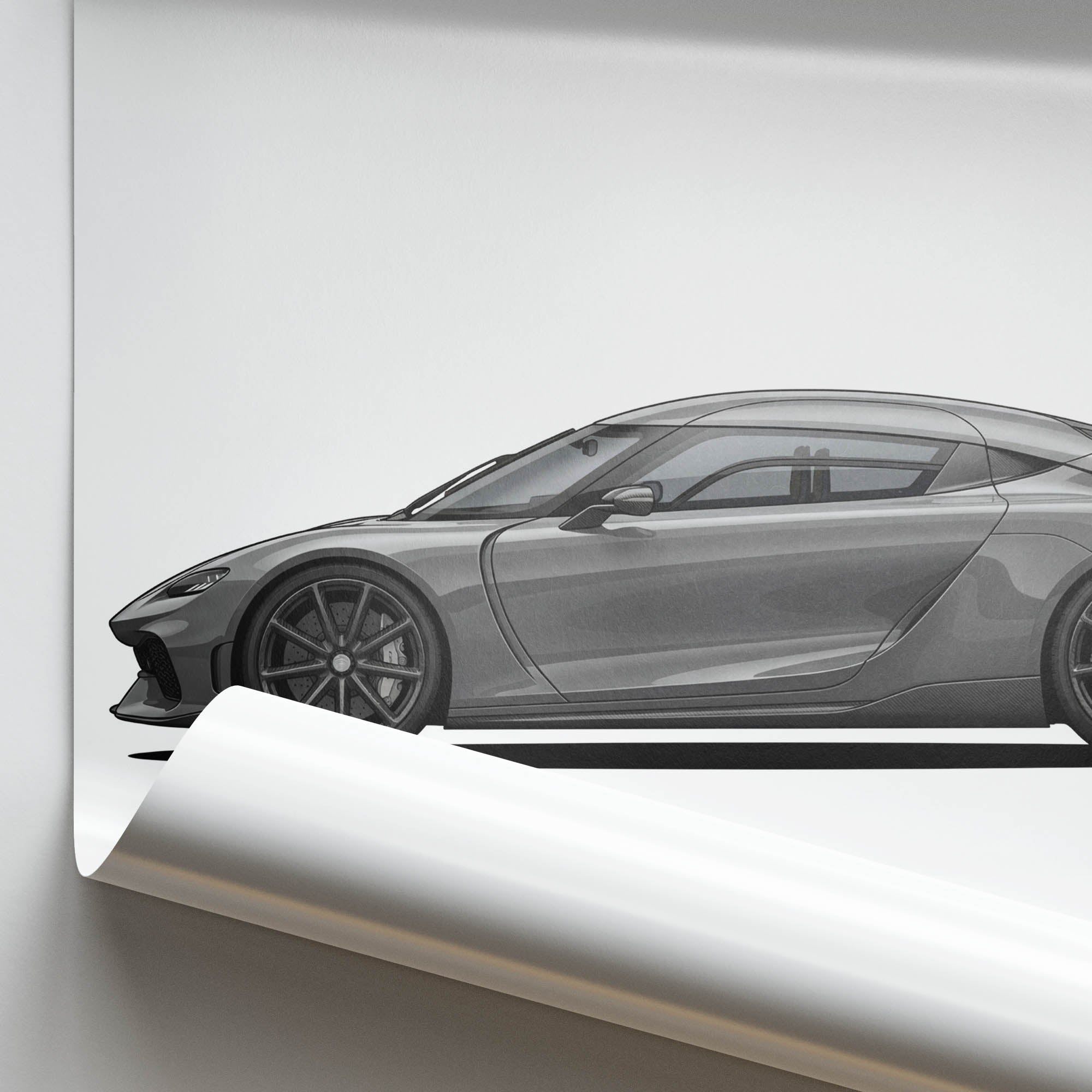 2023 Koenigsegg Gemera – Car Print (Side)