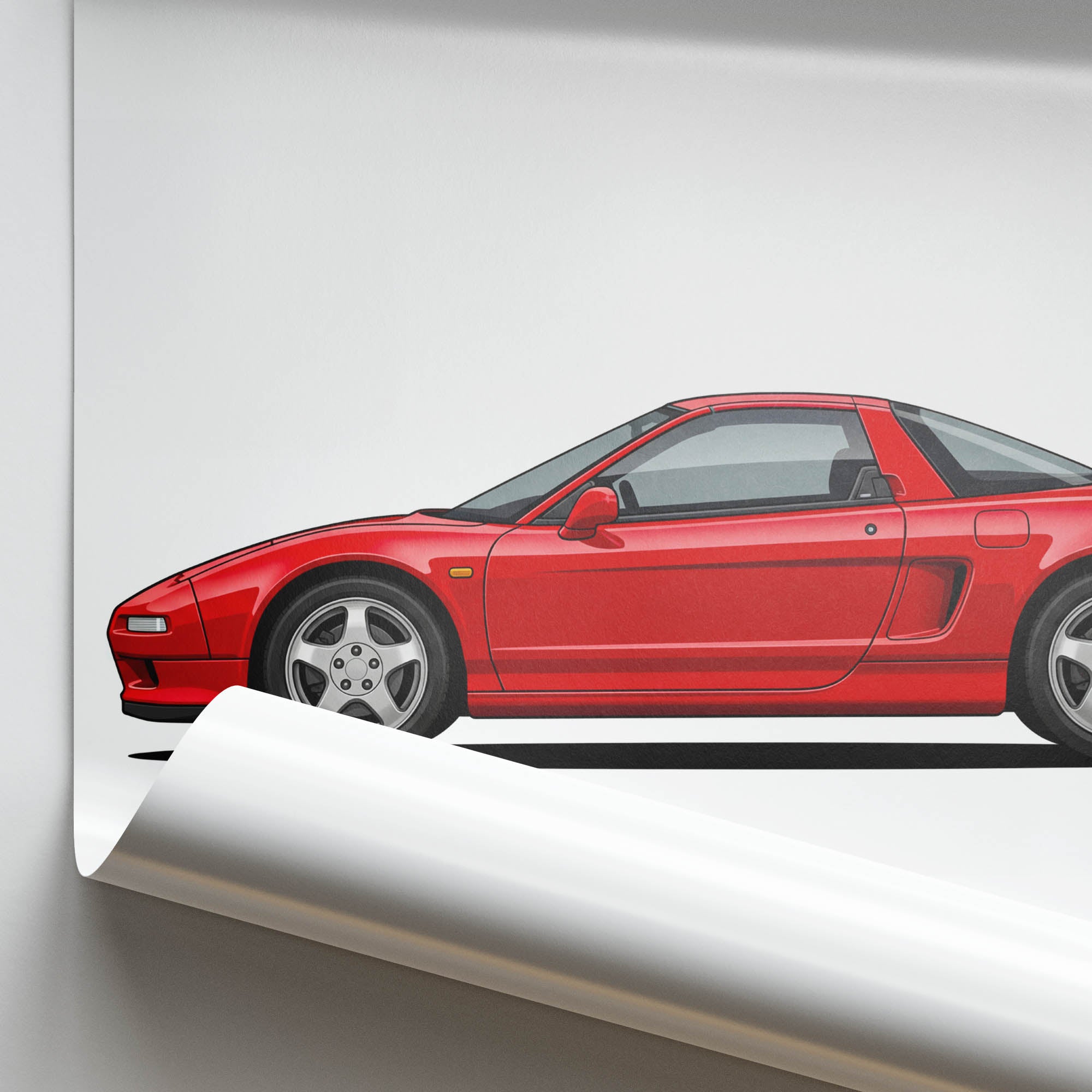 1990 Honda NSX NA1 Formula – Car Print (Side)