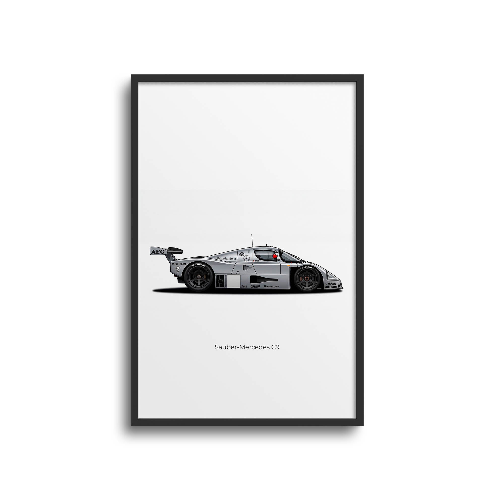 1989 Sauber Mercedes C9 – Car Print