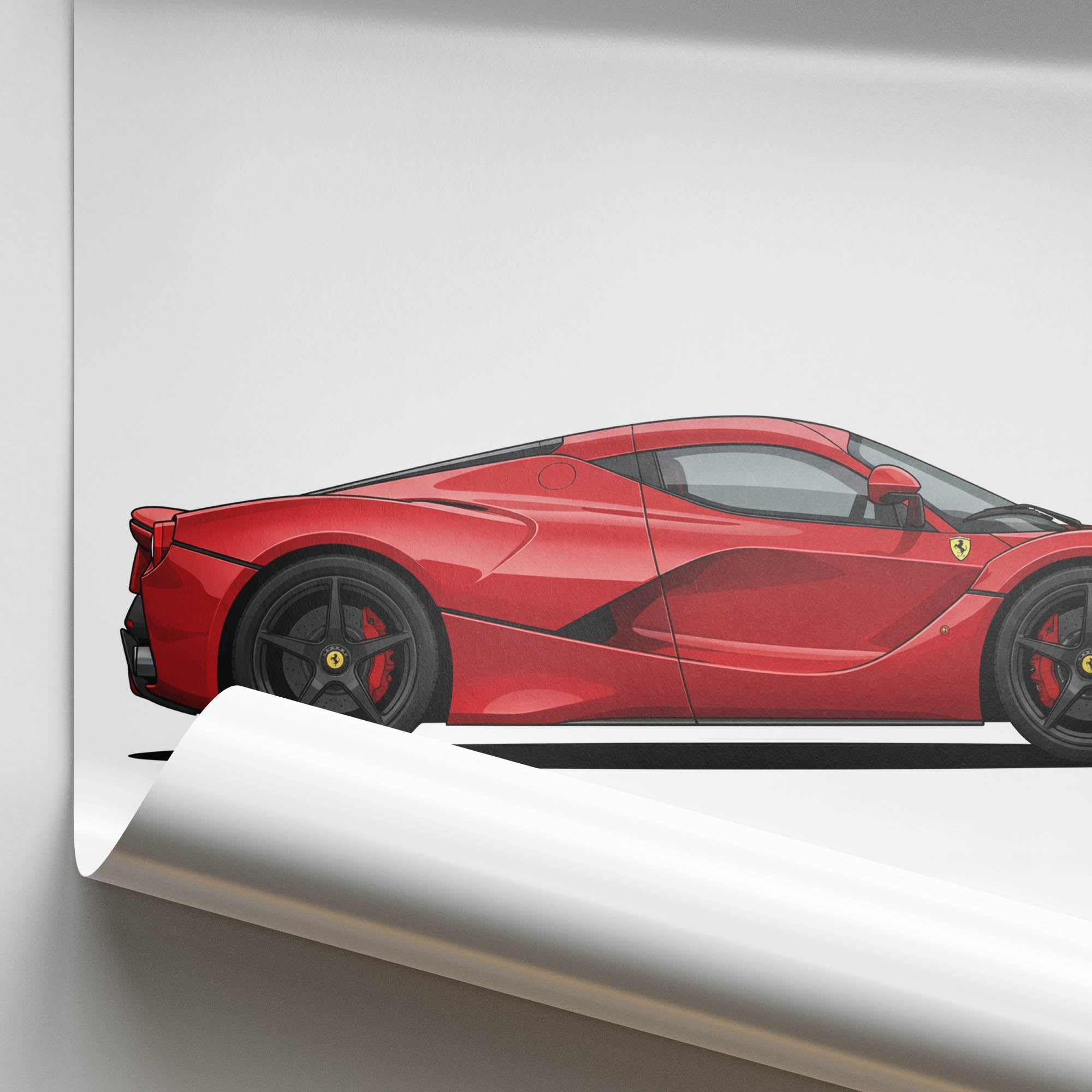 2013 Ferrari Laferrari – Car Print (Side)