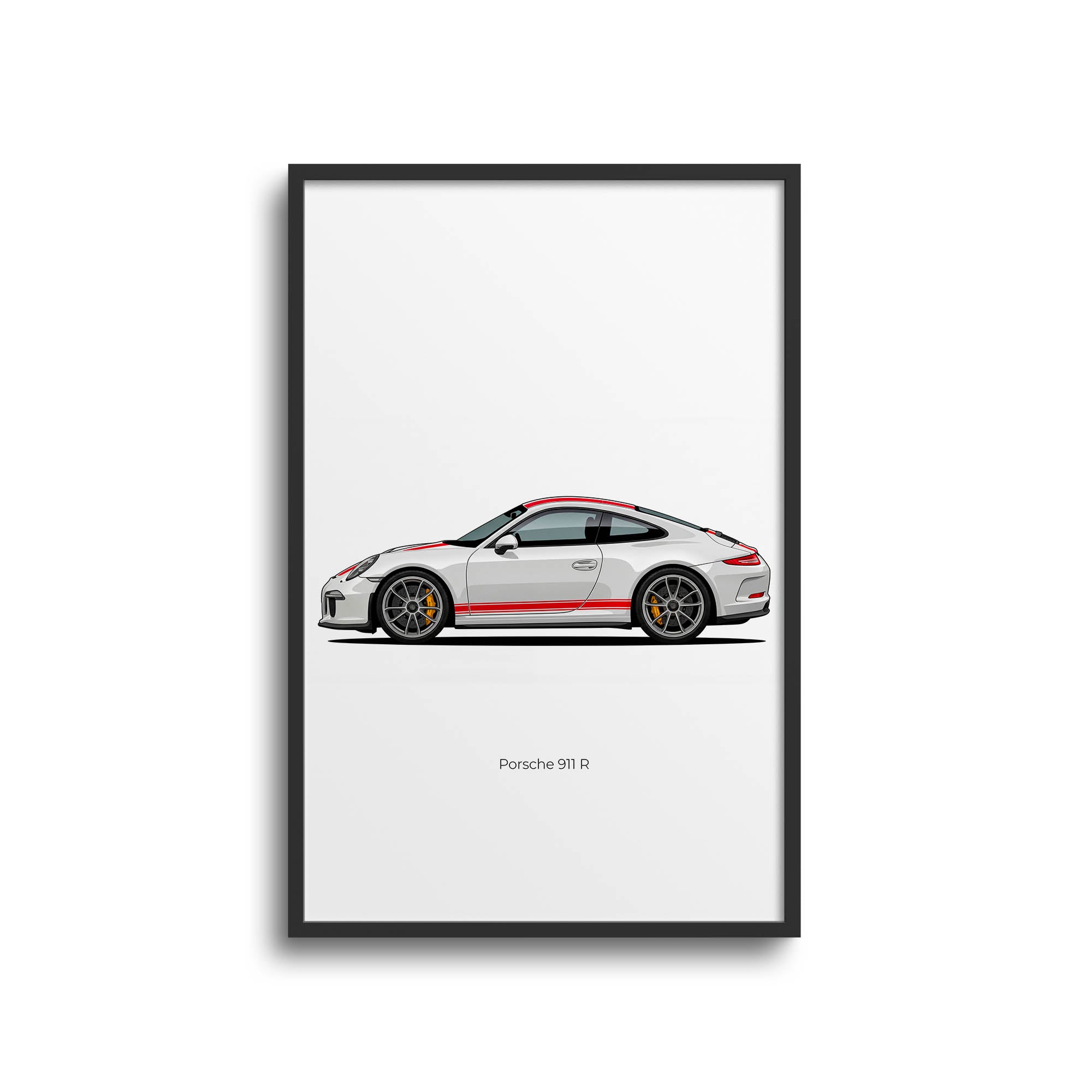 2016 Porsche 911 R – Car Print (Side)