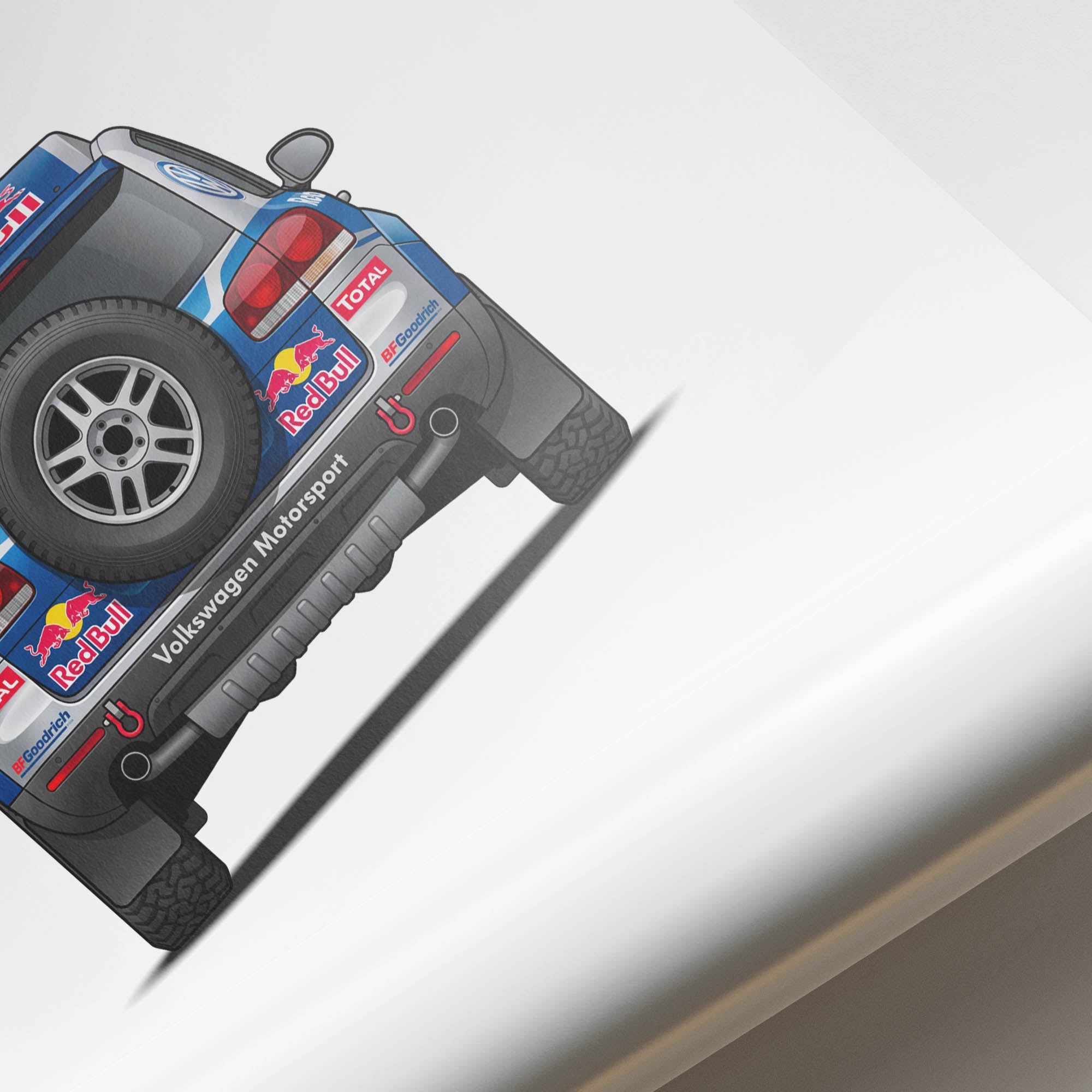 2011 Volkswagen Race Touareg 3 Nasser – Car Print