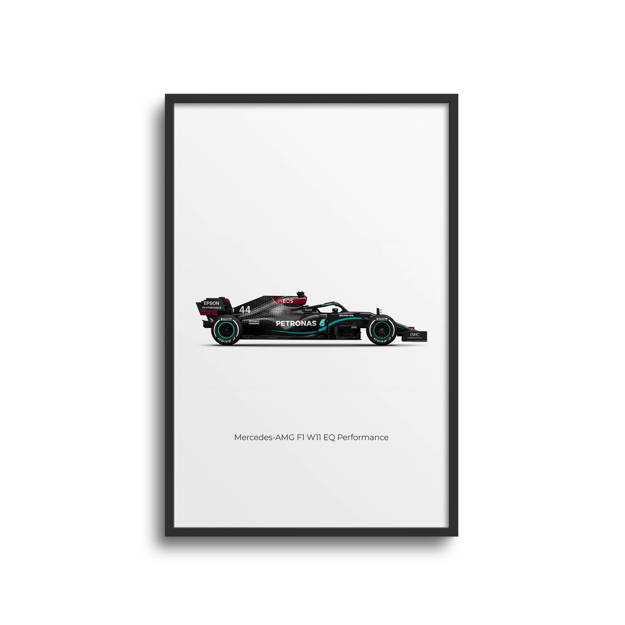 2020 Mercedes AMG W11 Eq Performance – Car Print (Side)