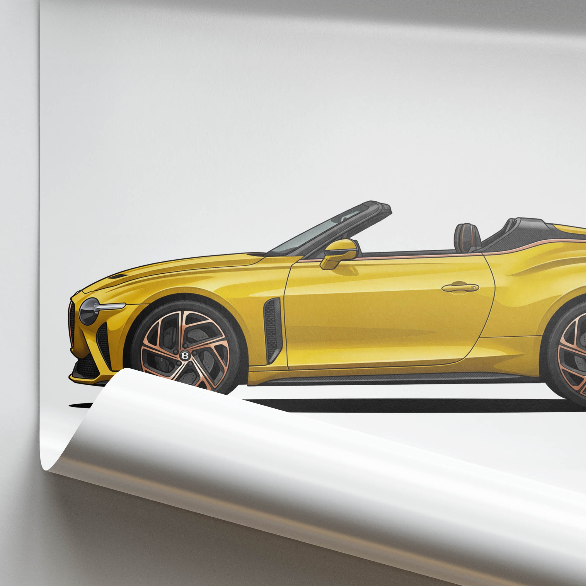 2021 Bentley Mulliner Bacalar – Car Print (Side)
