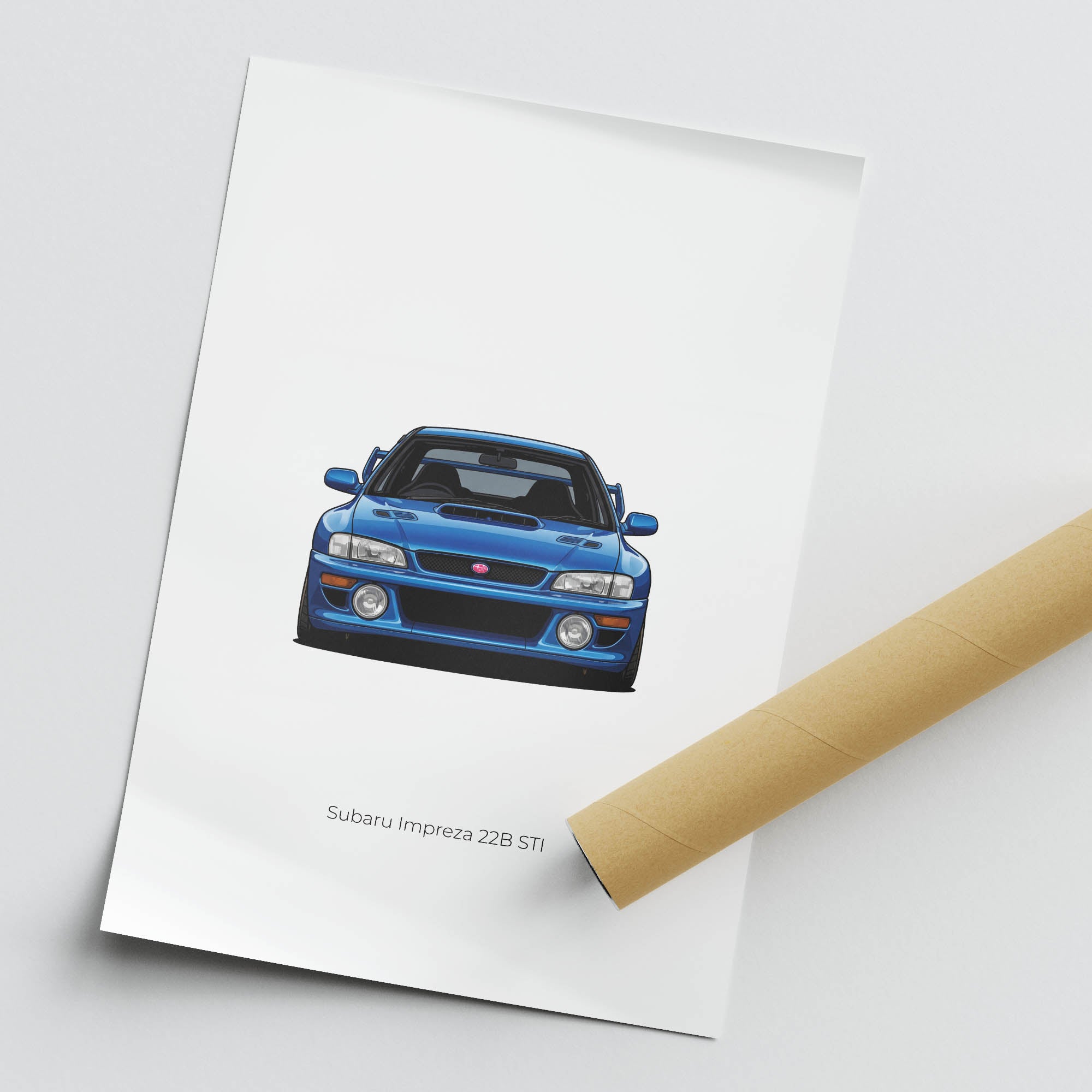 1998 Subaru Impreza 22B STI Sonic – Car Print