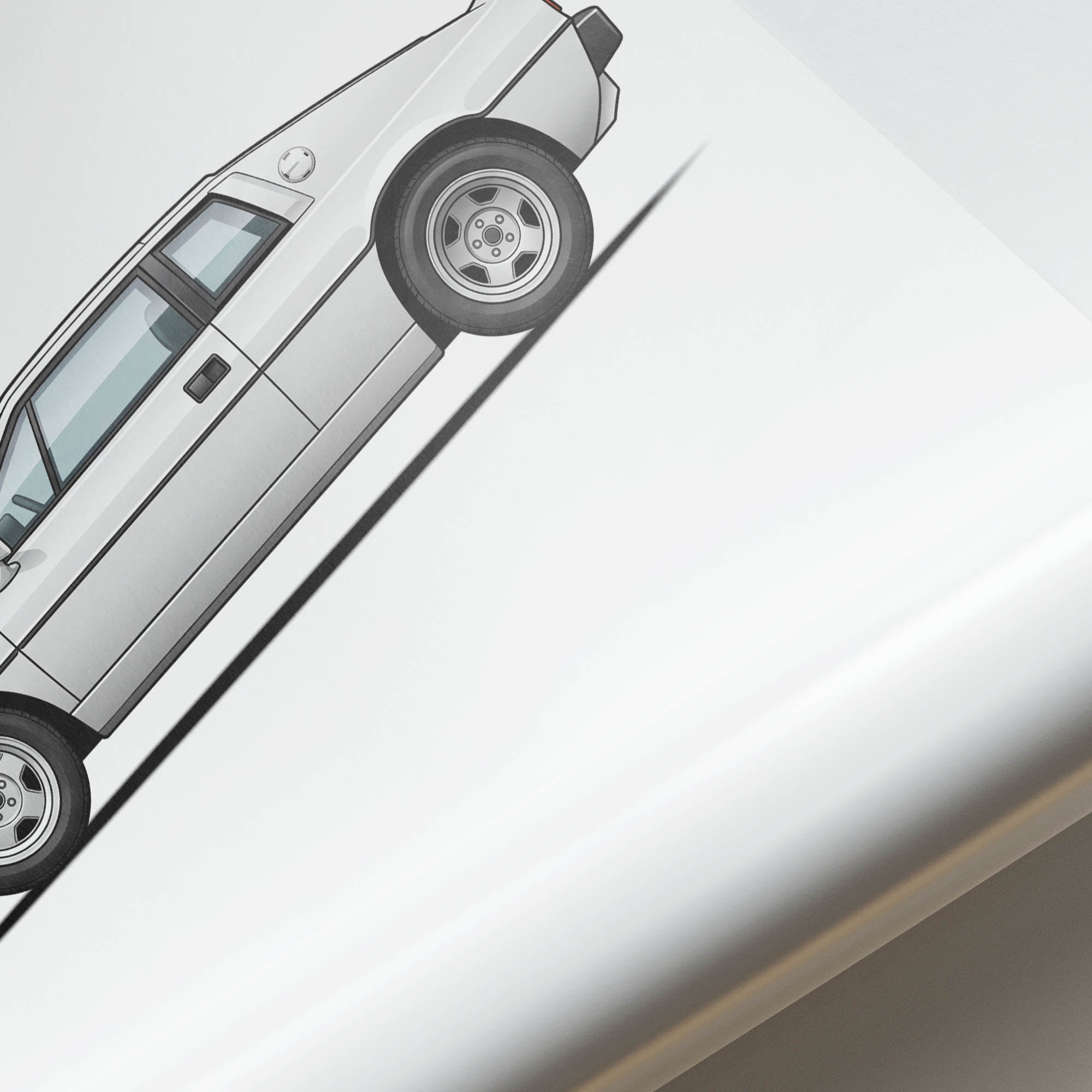 1977 Lotus Esprit S1 – Car Print (Side)