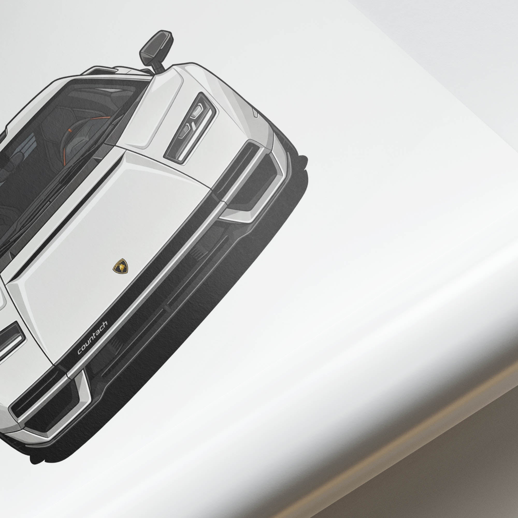 2022 Lamborghini Countach Lpi – Car Print