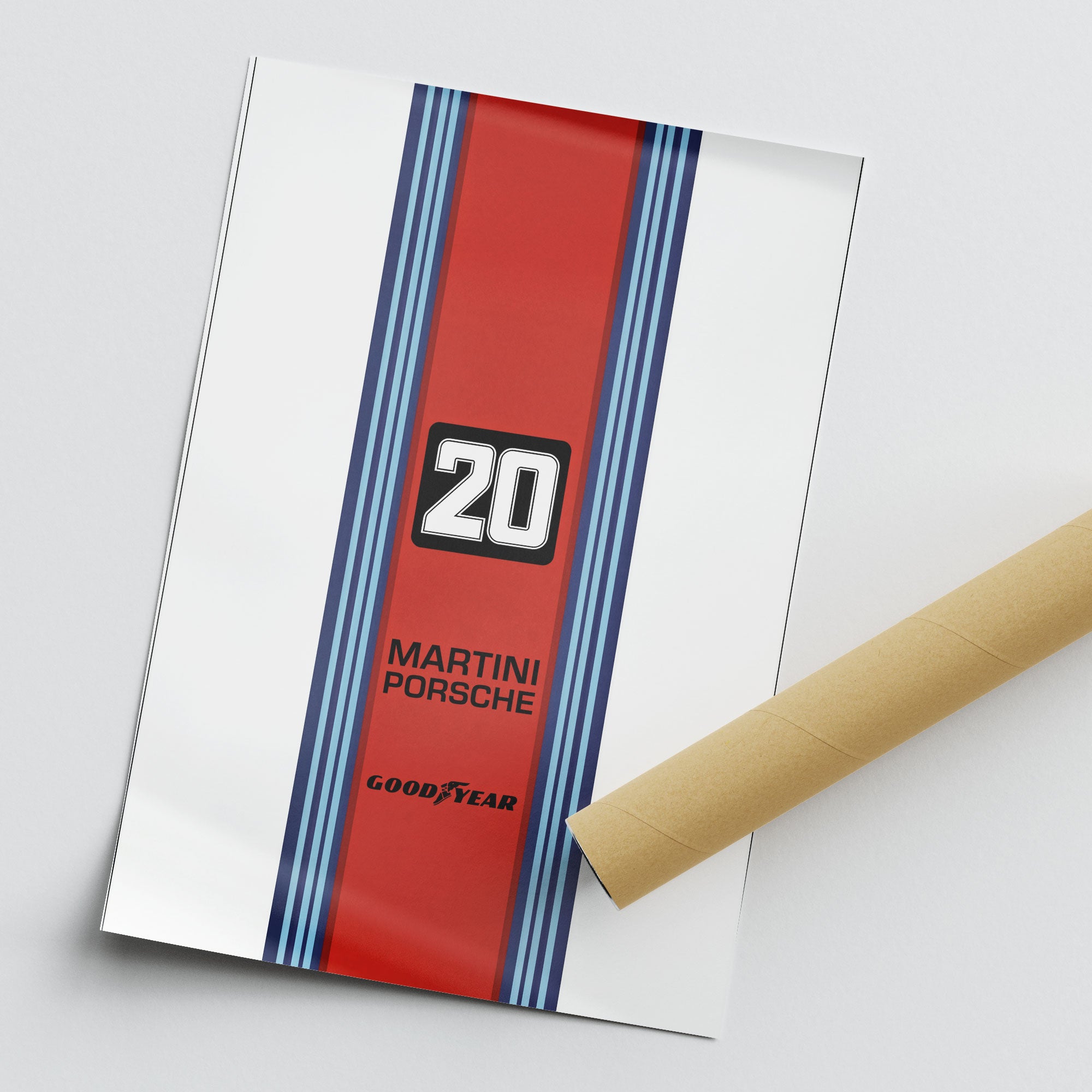 1976 24h LM Poster – Porsche 936 Race Car Classic Racing Print