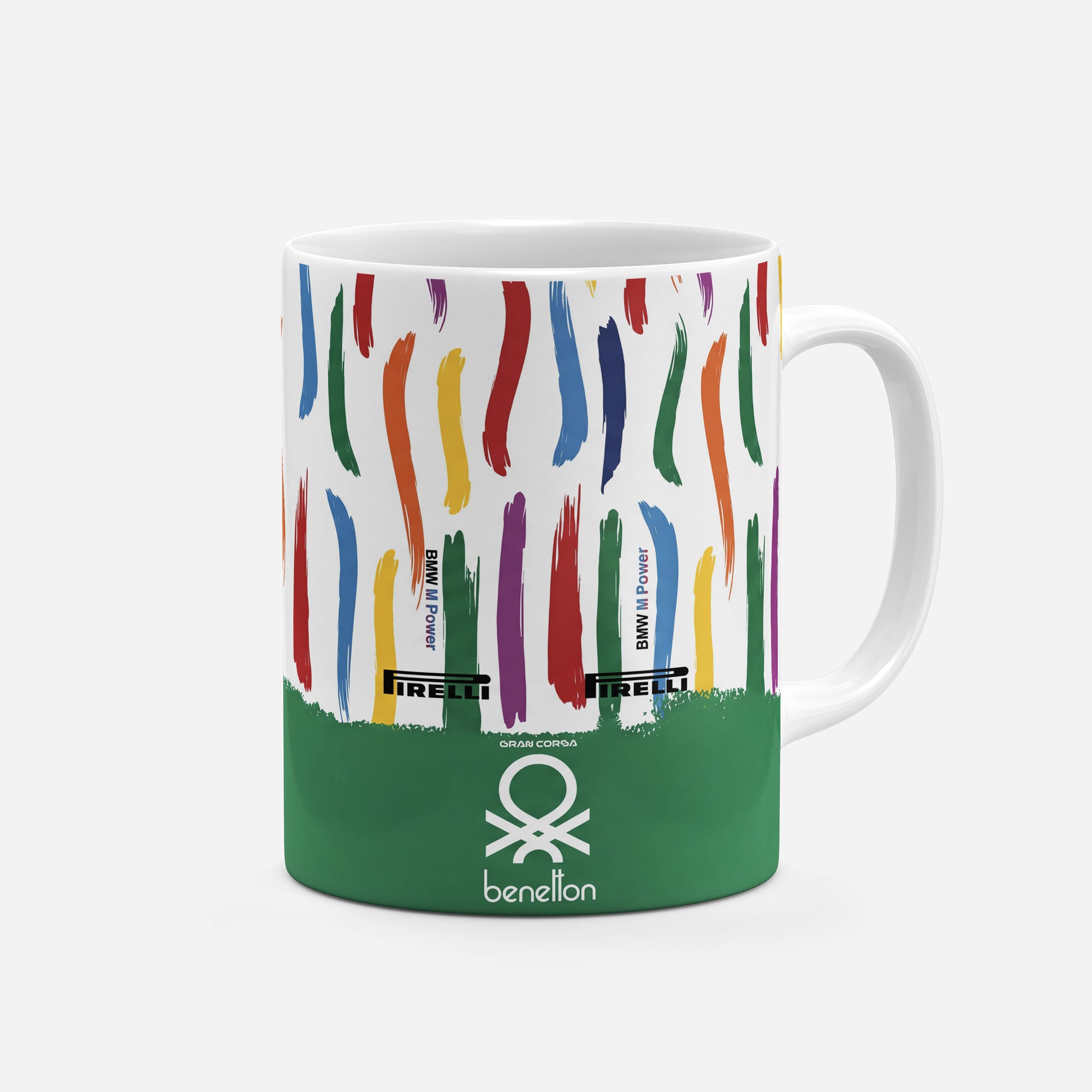 Benetton B186 BMW Mug – Historic F1 Racing Cup | Ceramic Motorsport Drinkware