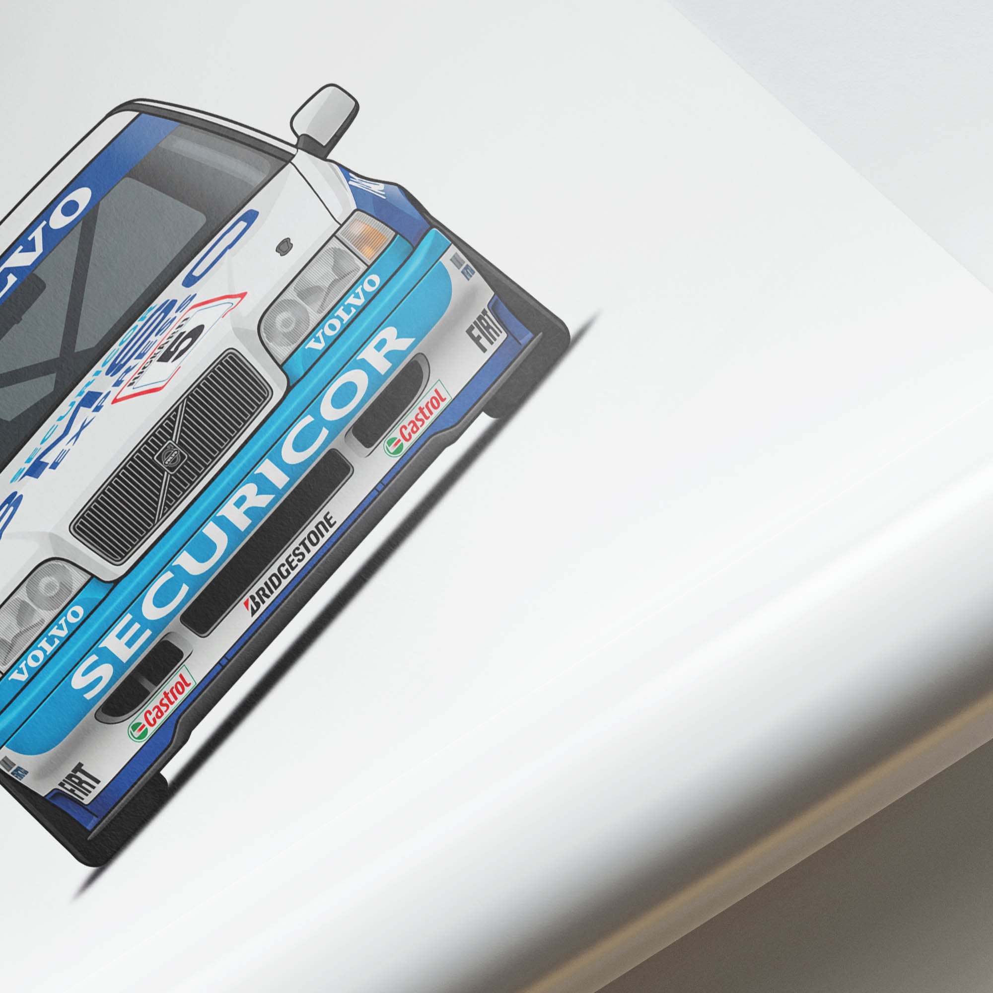 1994 Volvo 850 Estate Btcc Rickard Rydell – Car Print