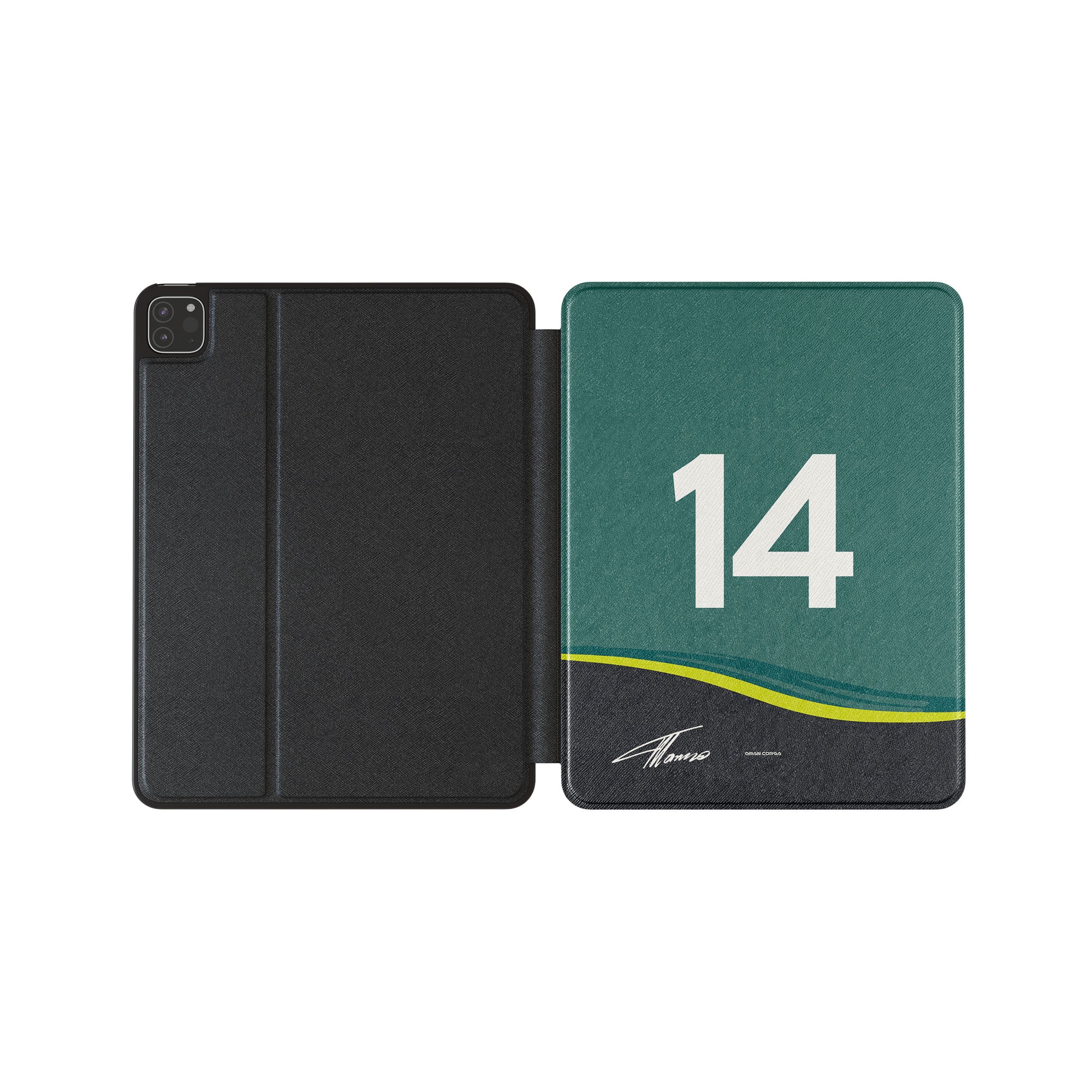 Aston Martin iPad Case – Fernando Alonso F1 AMR24 Racing Livery Protector