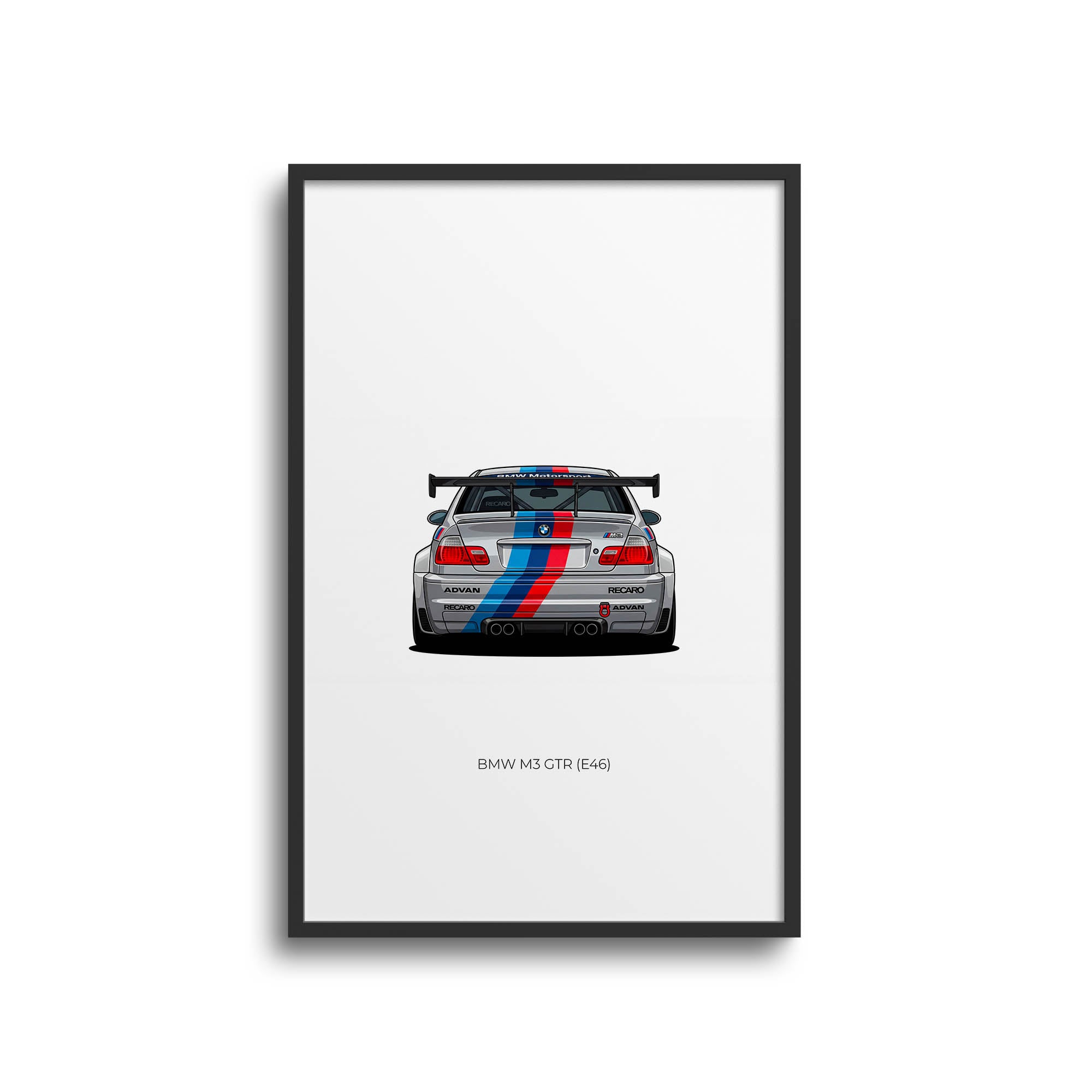 2001 BMW M3 GTR E46 BMW Motorsport – Car Print