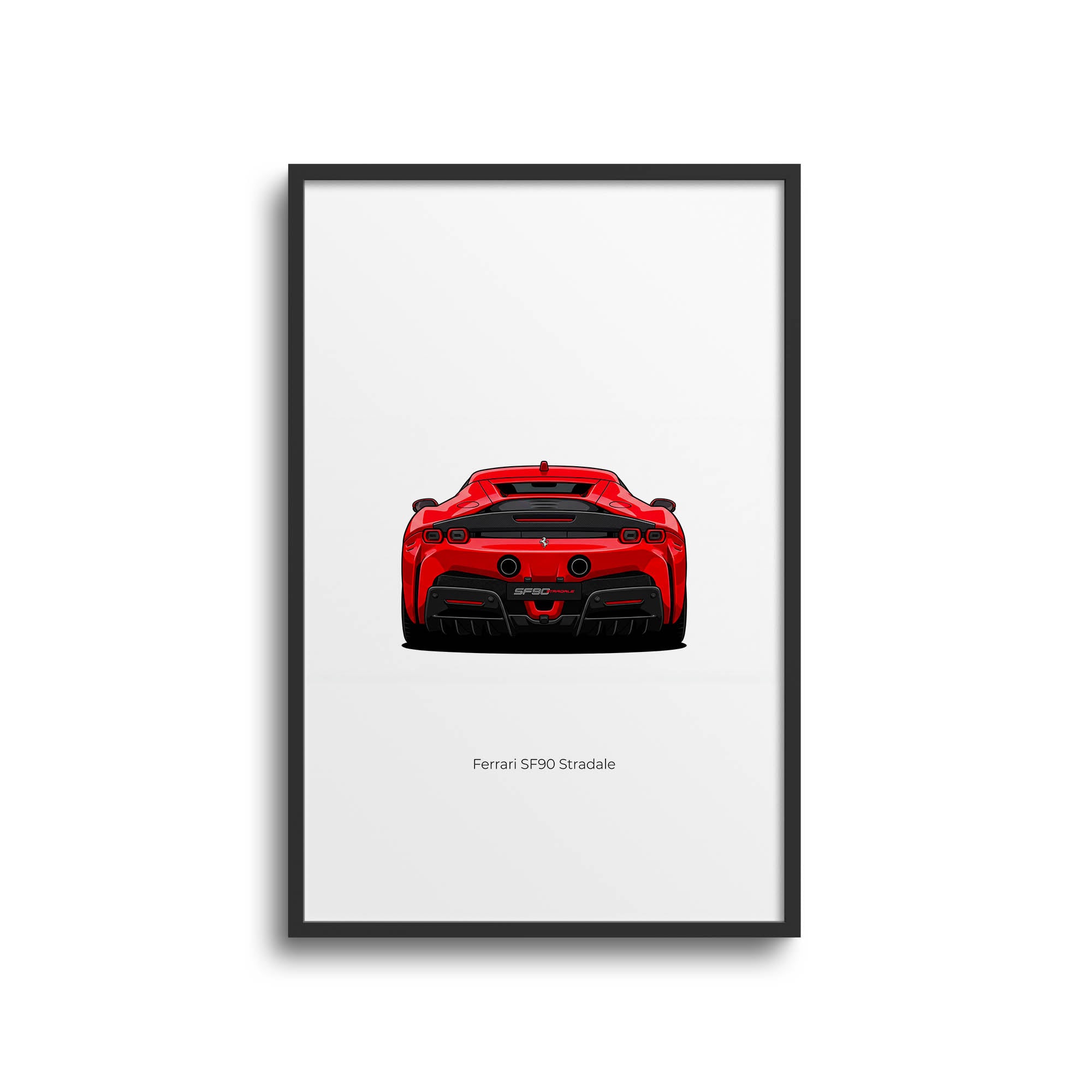 2021 Ferrari SF90 Stradale – Car Print
