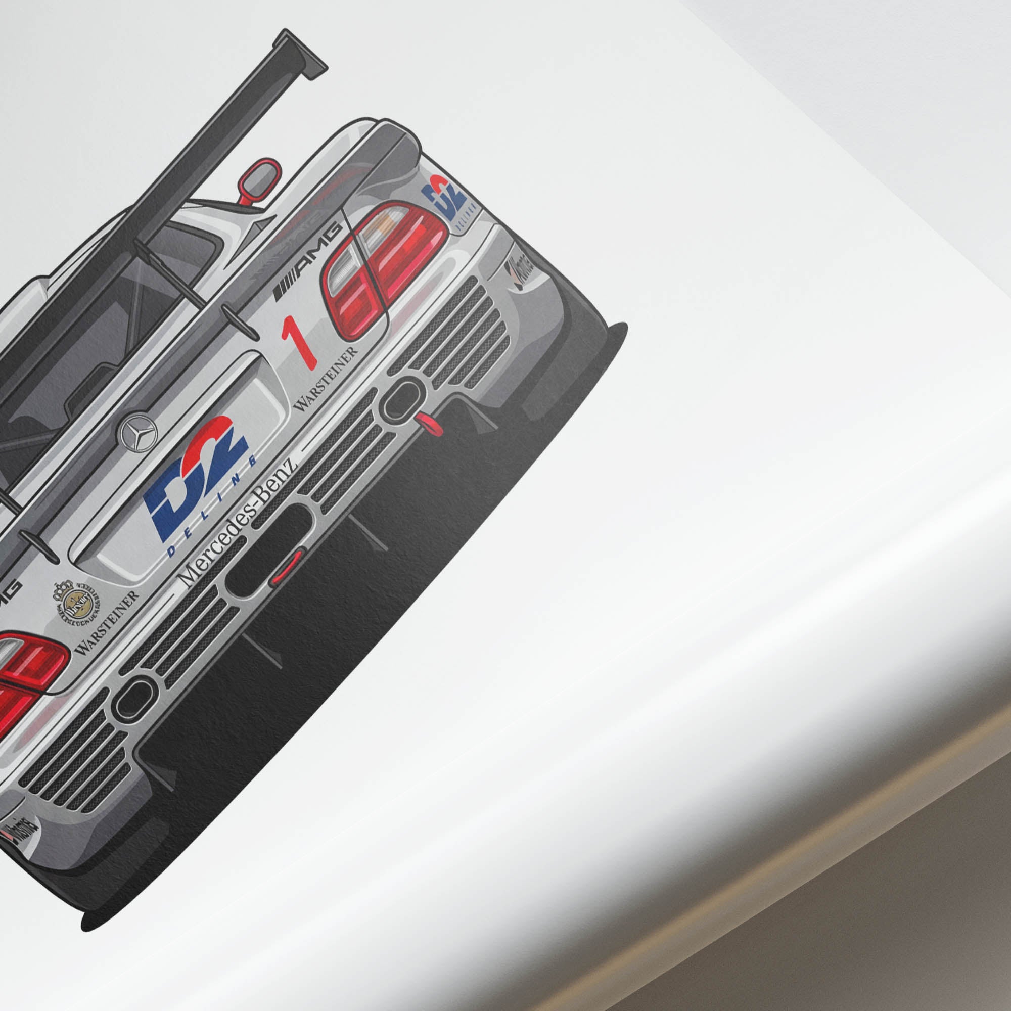 1998 Mercedes-Benz CLK GTR D2 – Car Print