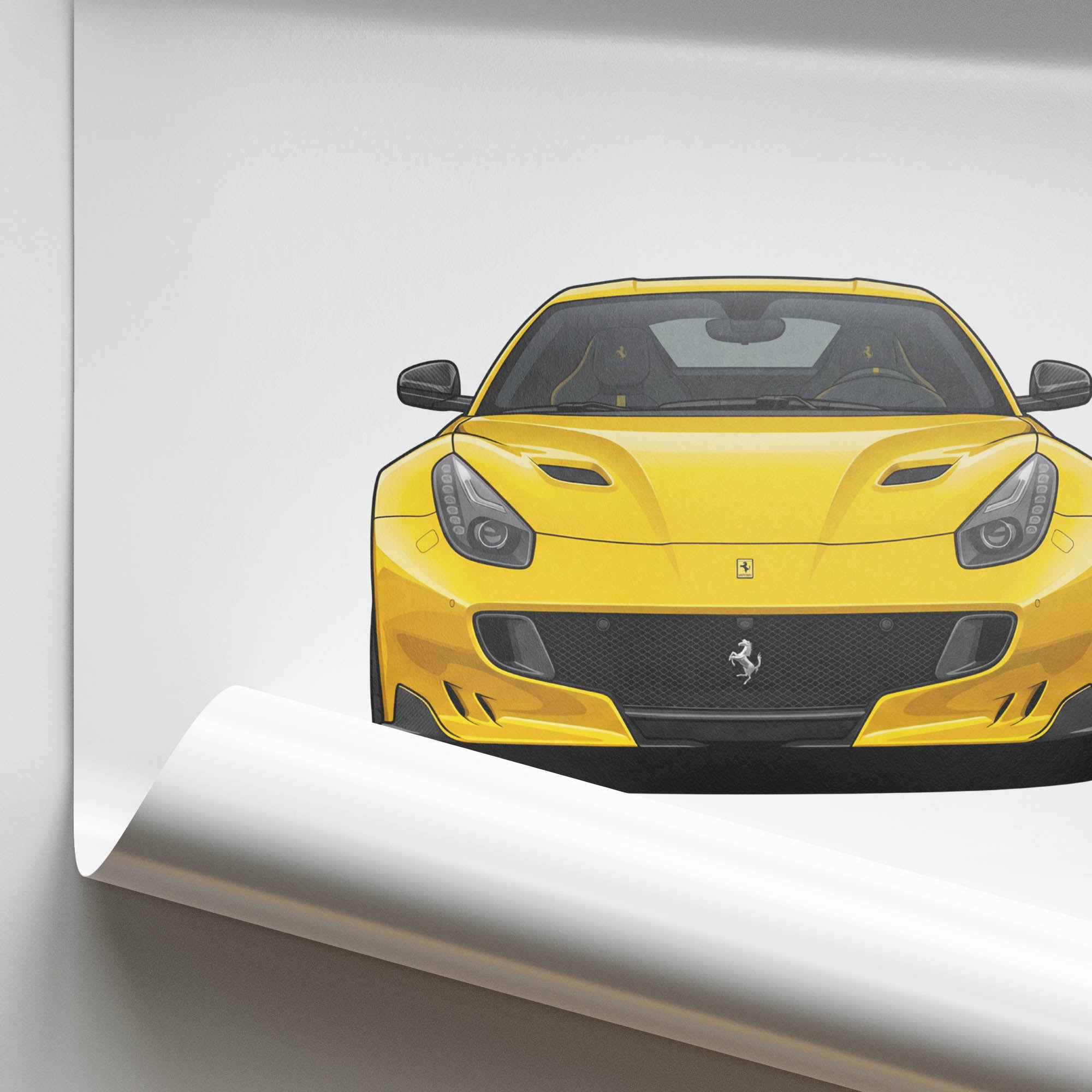 2016 Ferrari 2TDF – Car Print (Front)