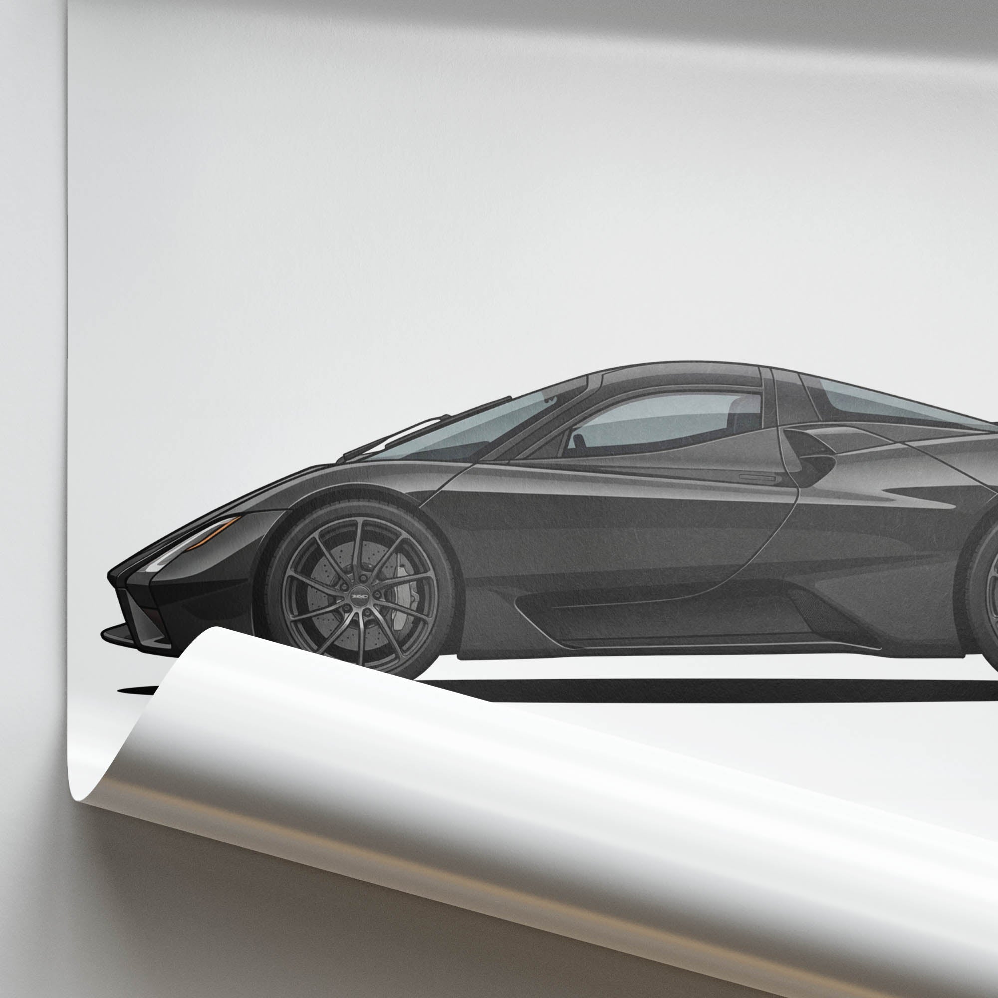 2021 Ssc Tuatara – Car Print (Side)