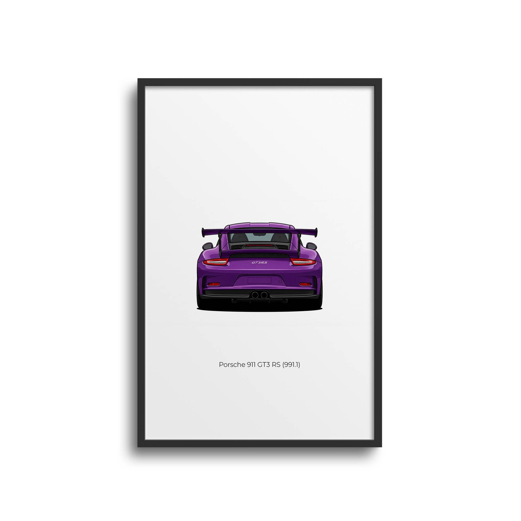 2016 Porsche 911 GT3 RS 991 1 Ultraviolet – Car Print