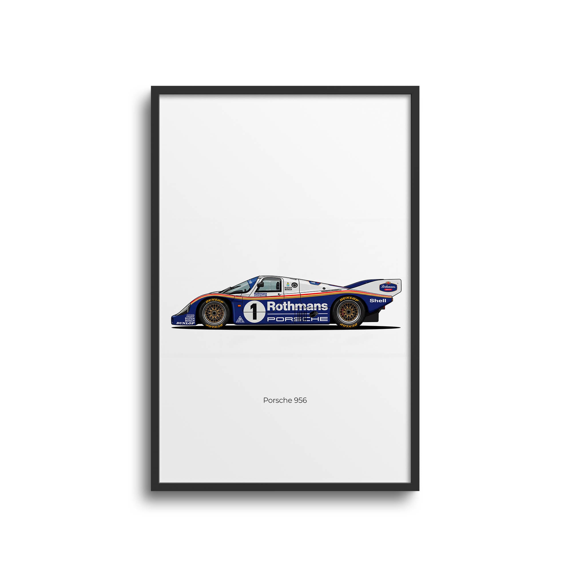 1982 Porsche – Car Print (Side)