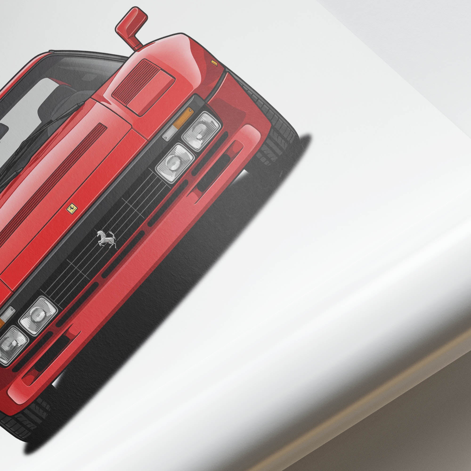 1984 Ferrari 288 GTO – Car Print (Front)