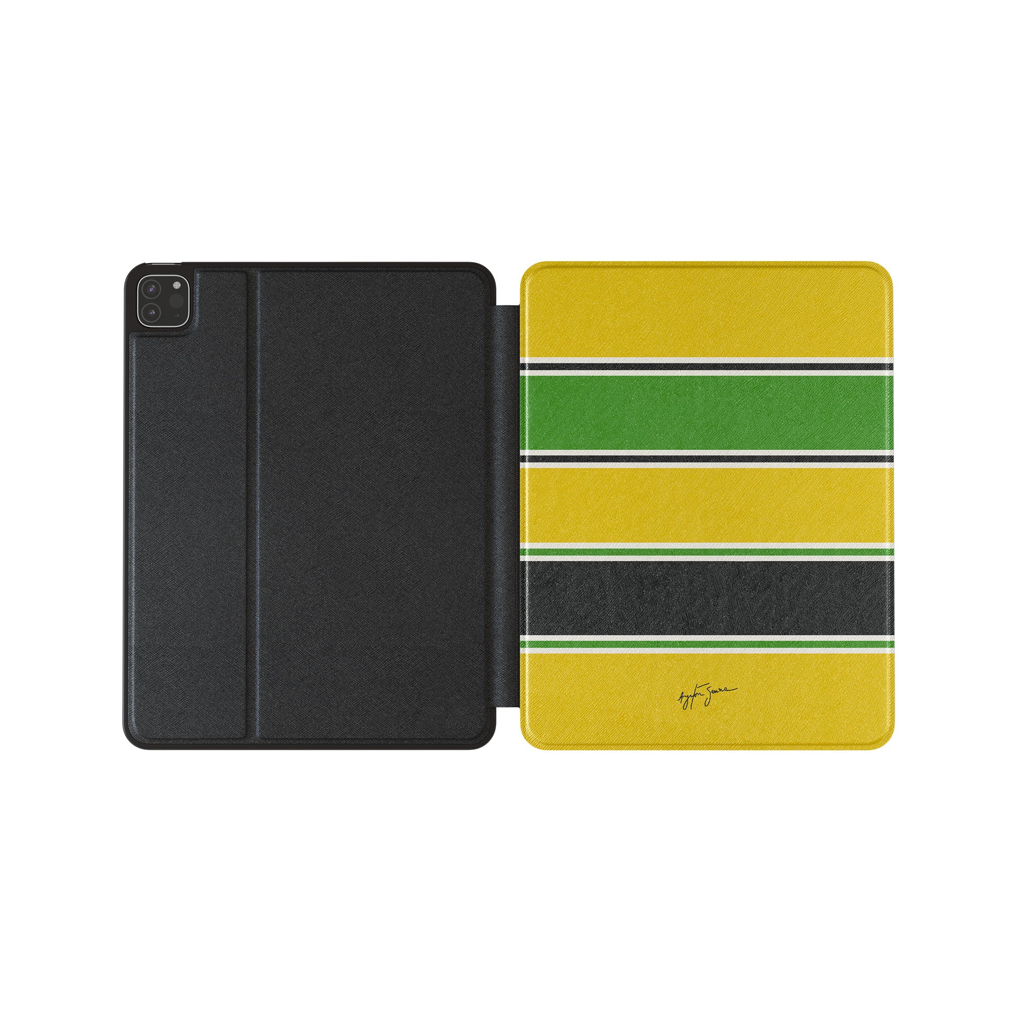 iPad Case – Ayrton Senna Design Slim Lightweight Tablet Cover by Gran Corsa