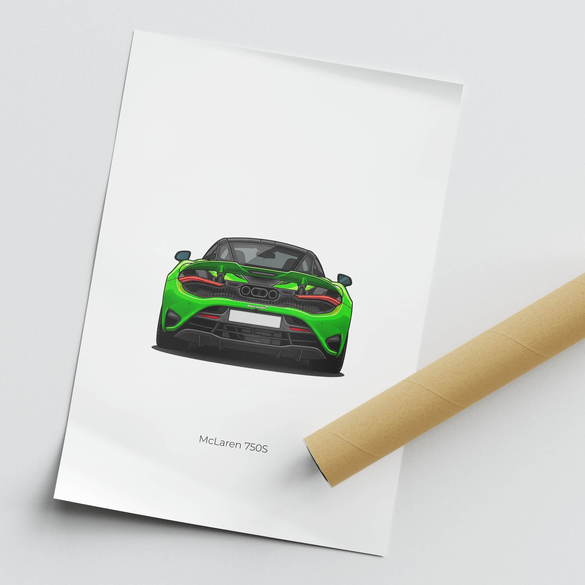 2024 McLaren 750S Mantis – Car Print