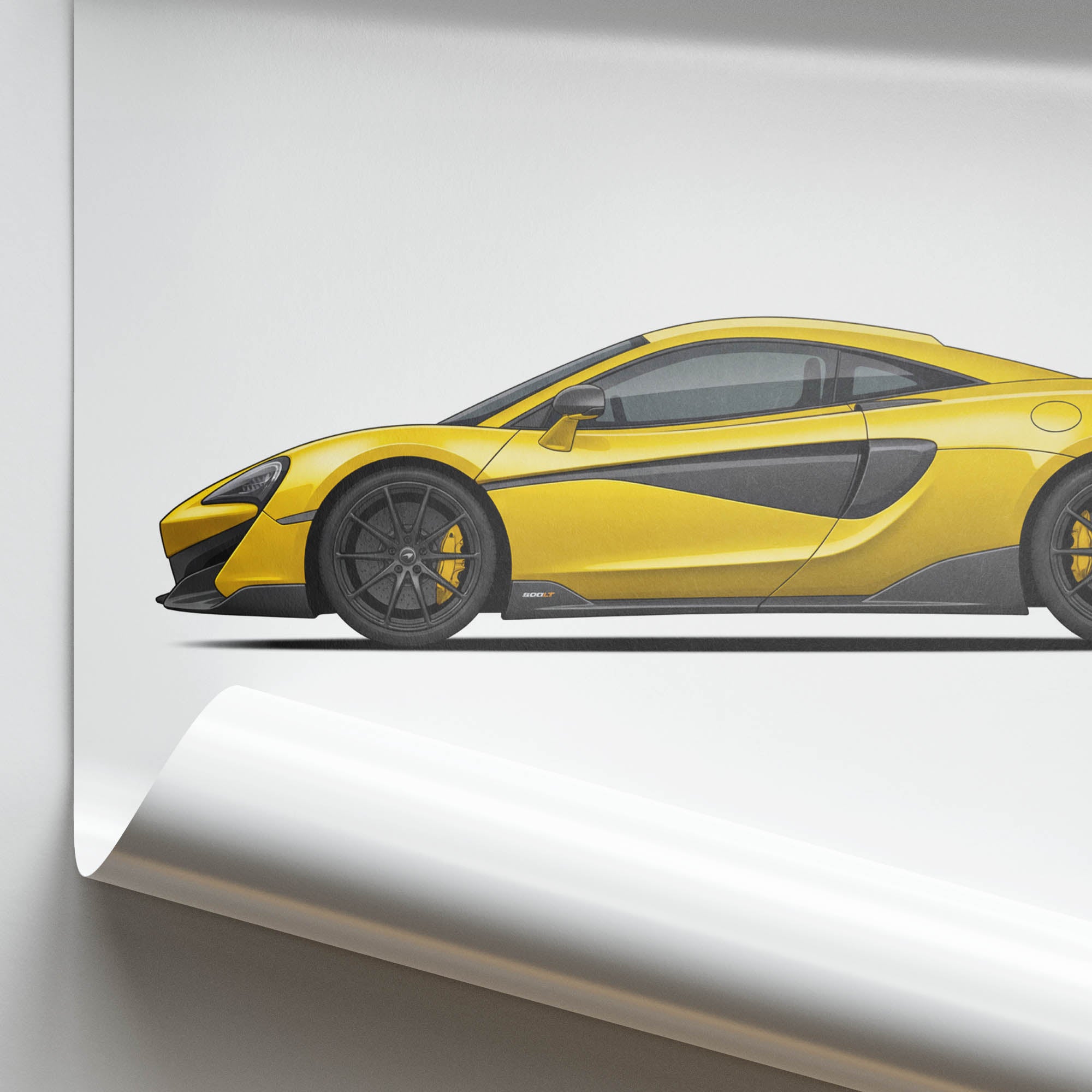 2019 McLaren 600LT Sicilian – Car Print