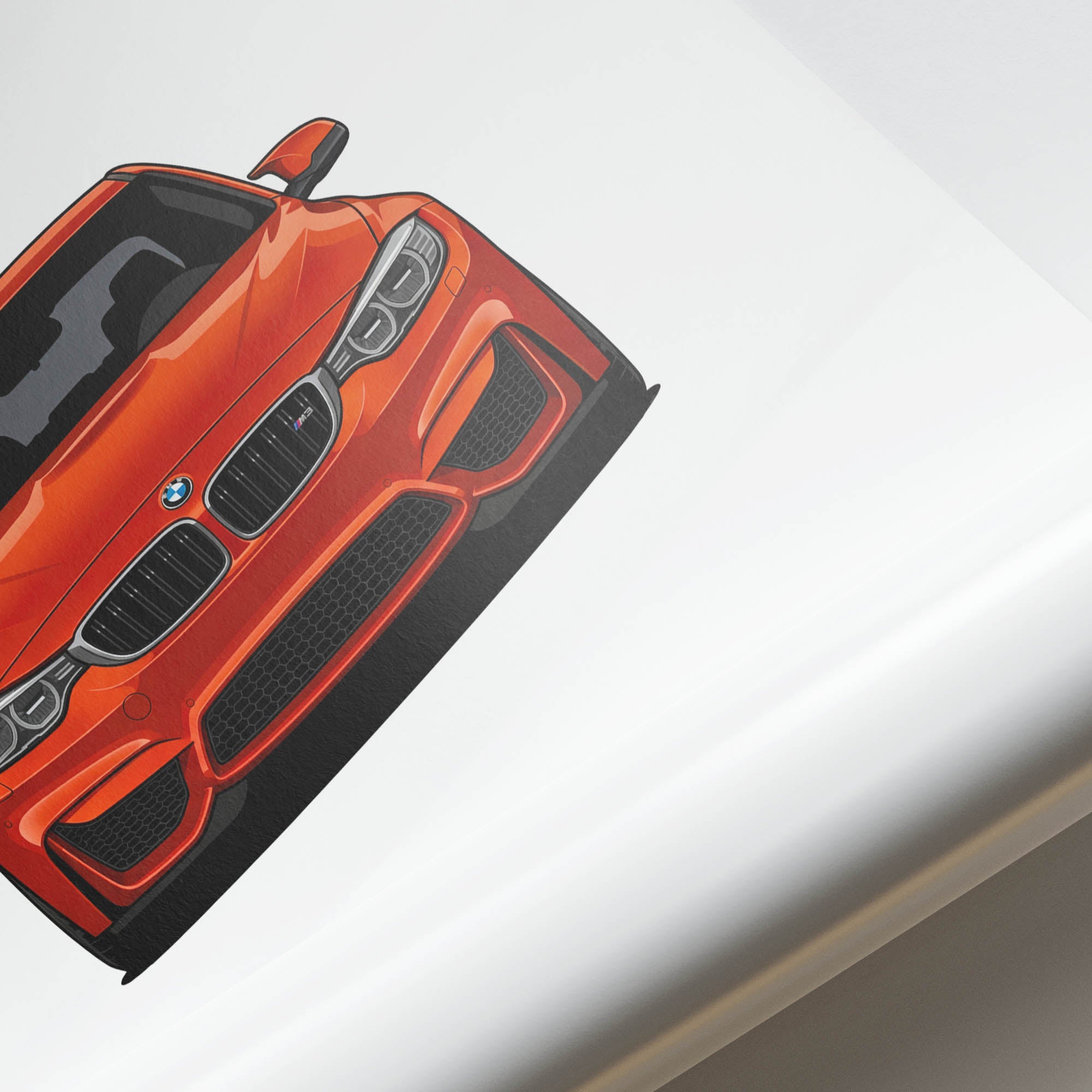 2015 BMW M3 Sedan F80 Sakhir – Car Print