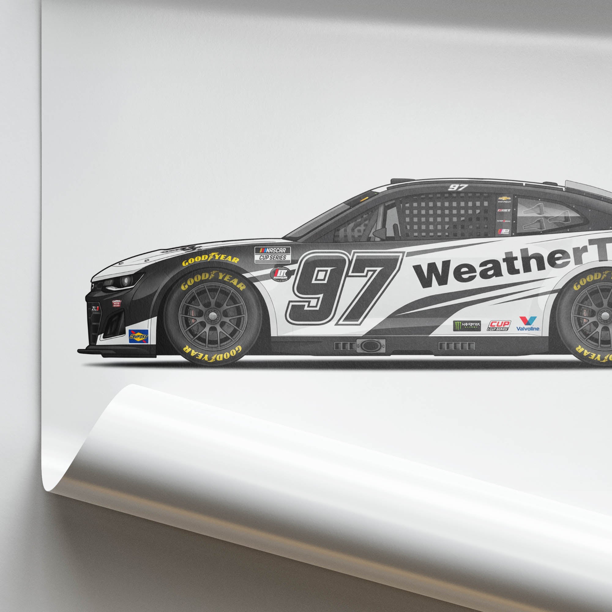 2025 Chevrolet Camaro ZL1 Shane Van – Car Print (Side)