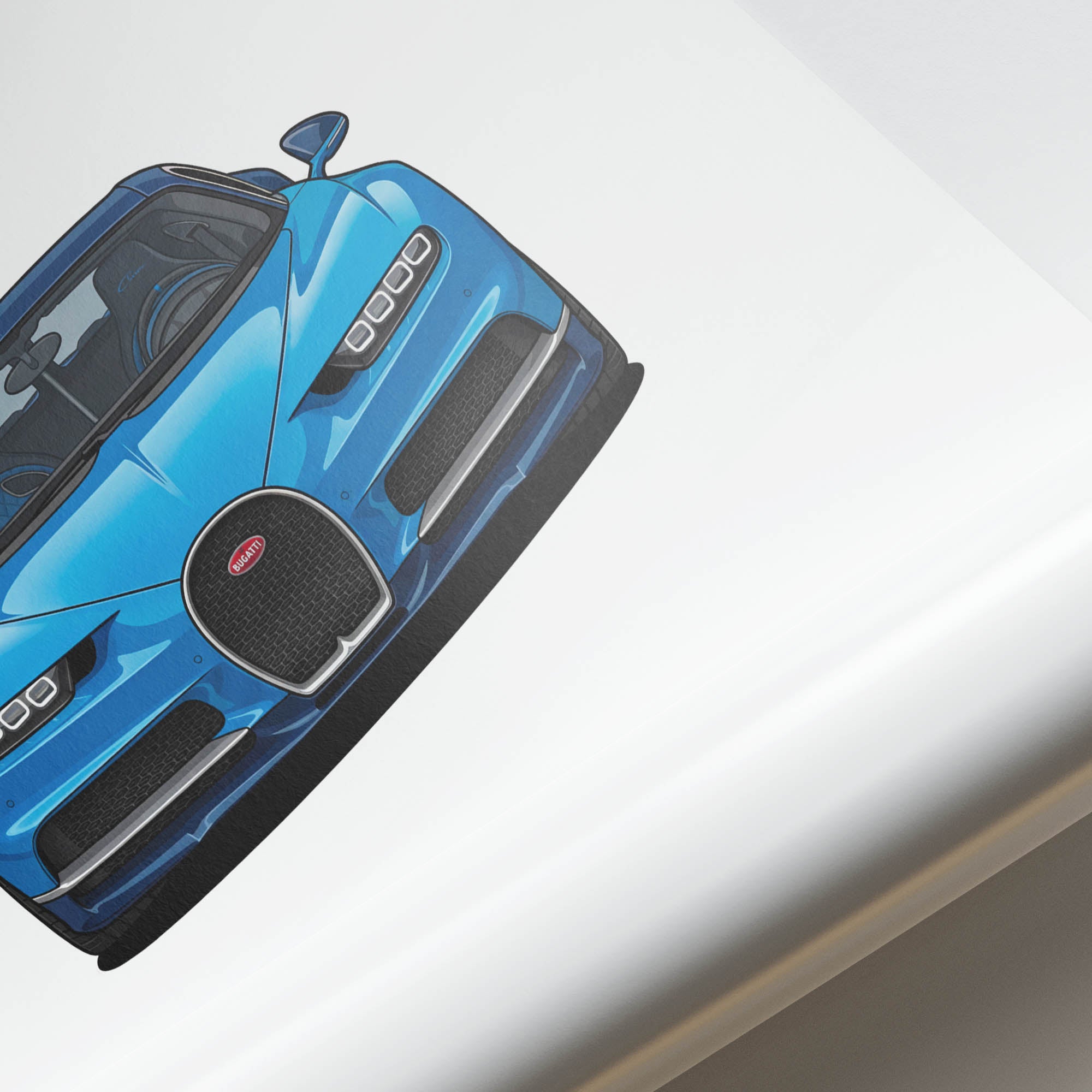 2016 Bugatti Chiron Two Tone – Car Print