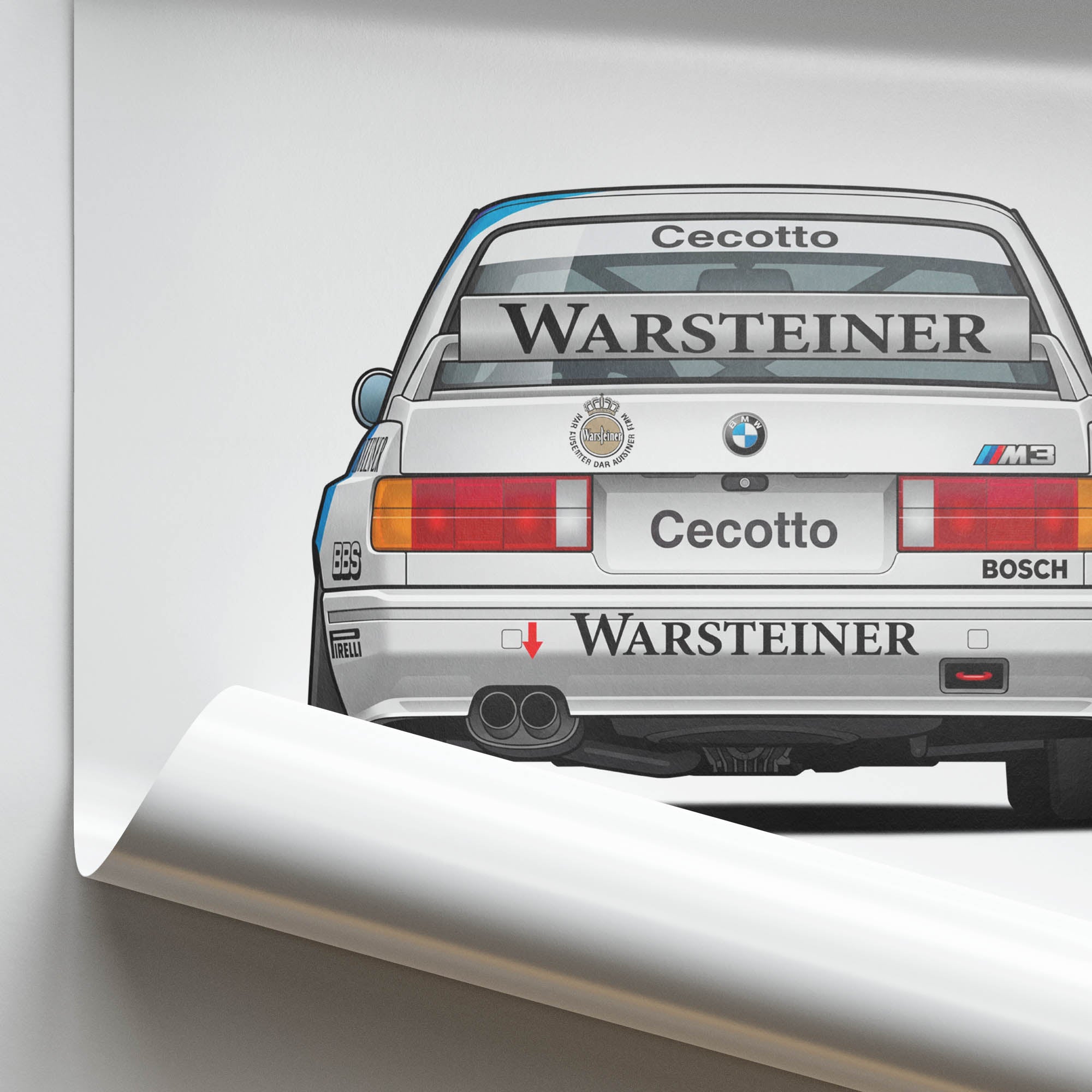 1990 BMW M3 Sport Evolution DTM Johnny – Car Print